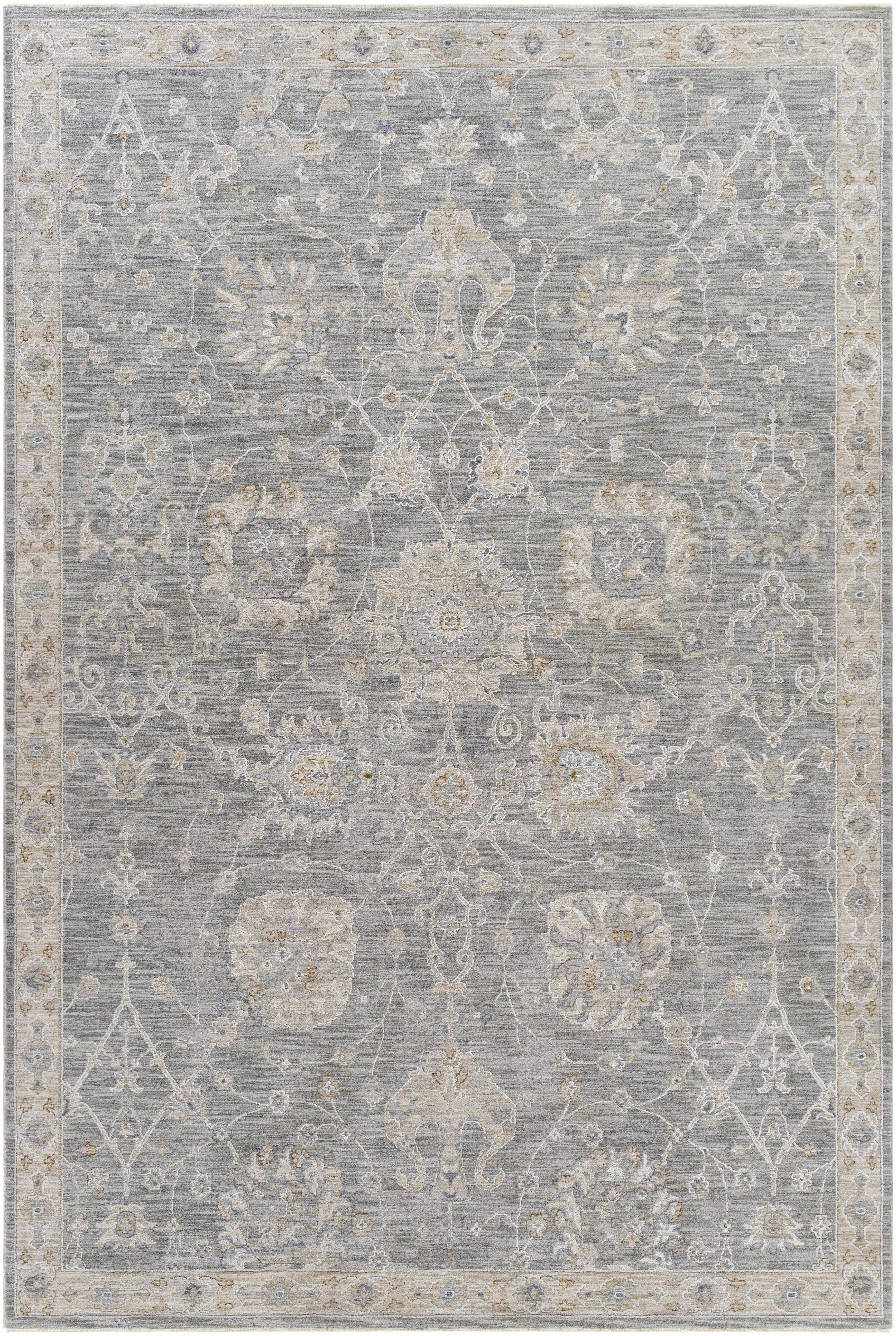 Monterey Gray Persian Rug - Decor Addict, LLC
