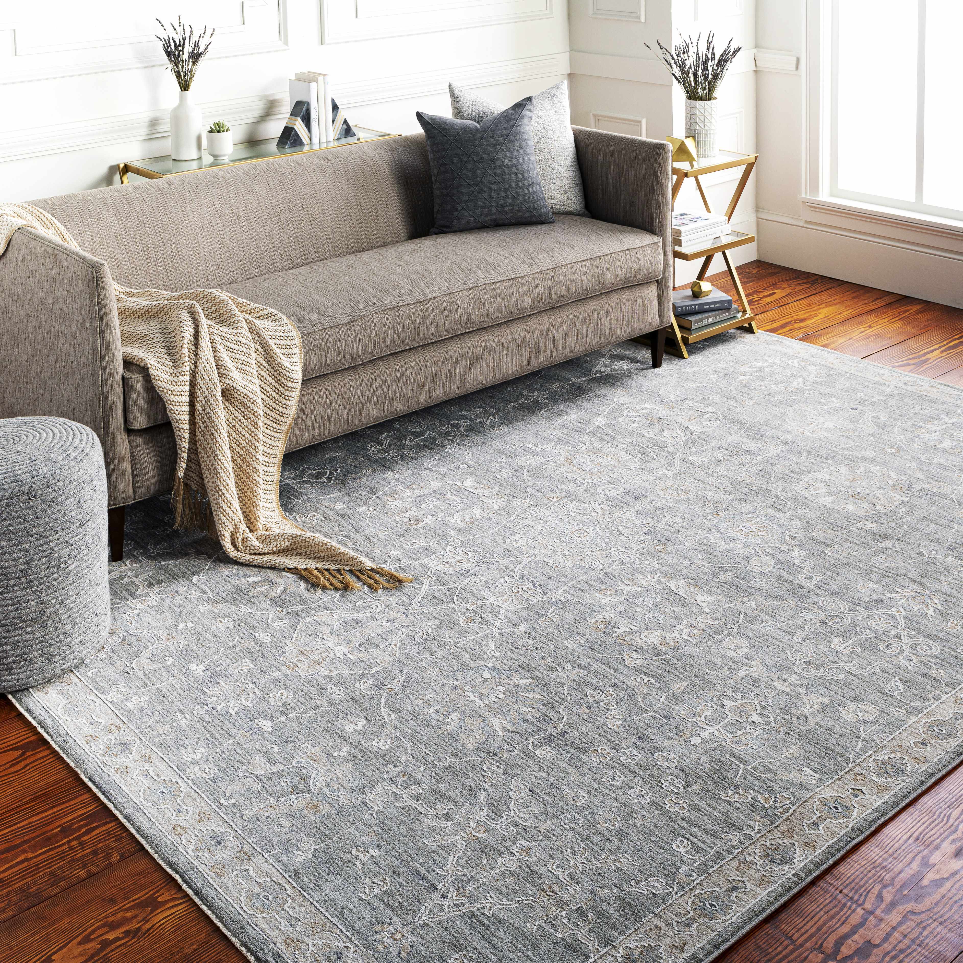 Monterey Gray Persian Rug - Decor Addict, LLC