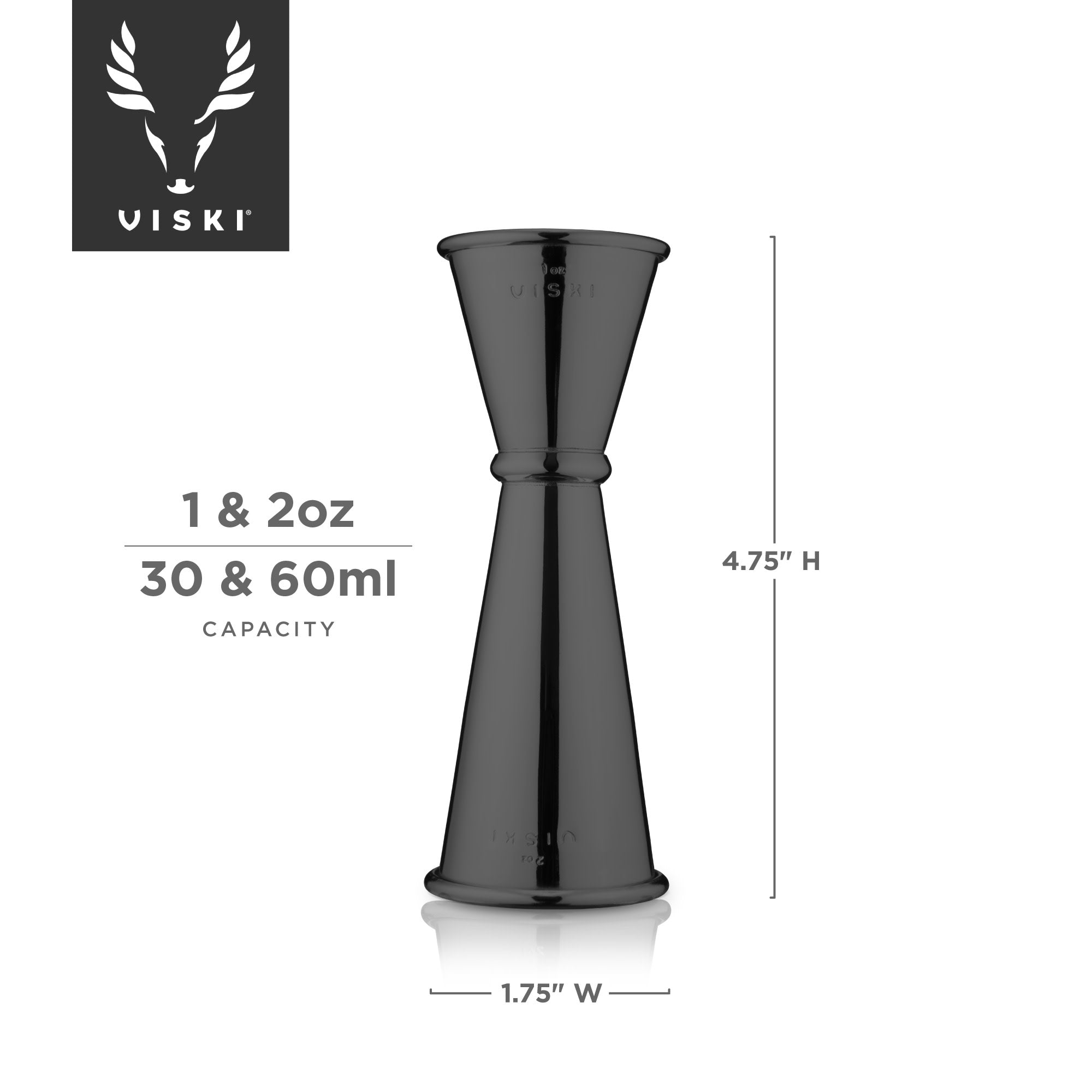 Warren Large Japanese-Style Jigger - Decor Addict, LLC