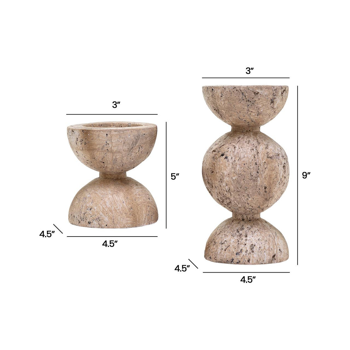 Alodia Candleholders -Set 2
