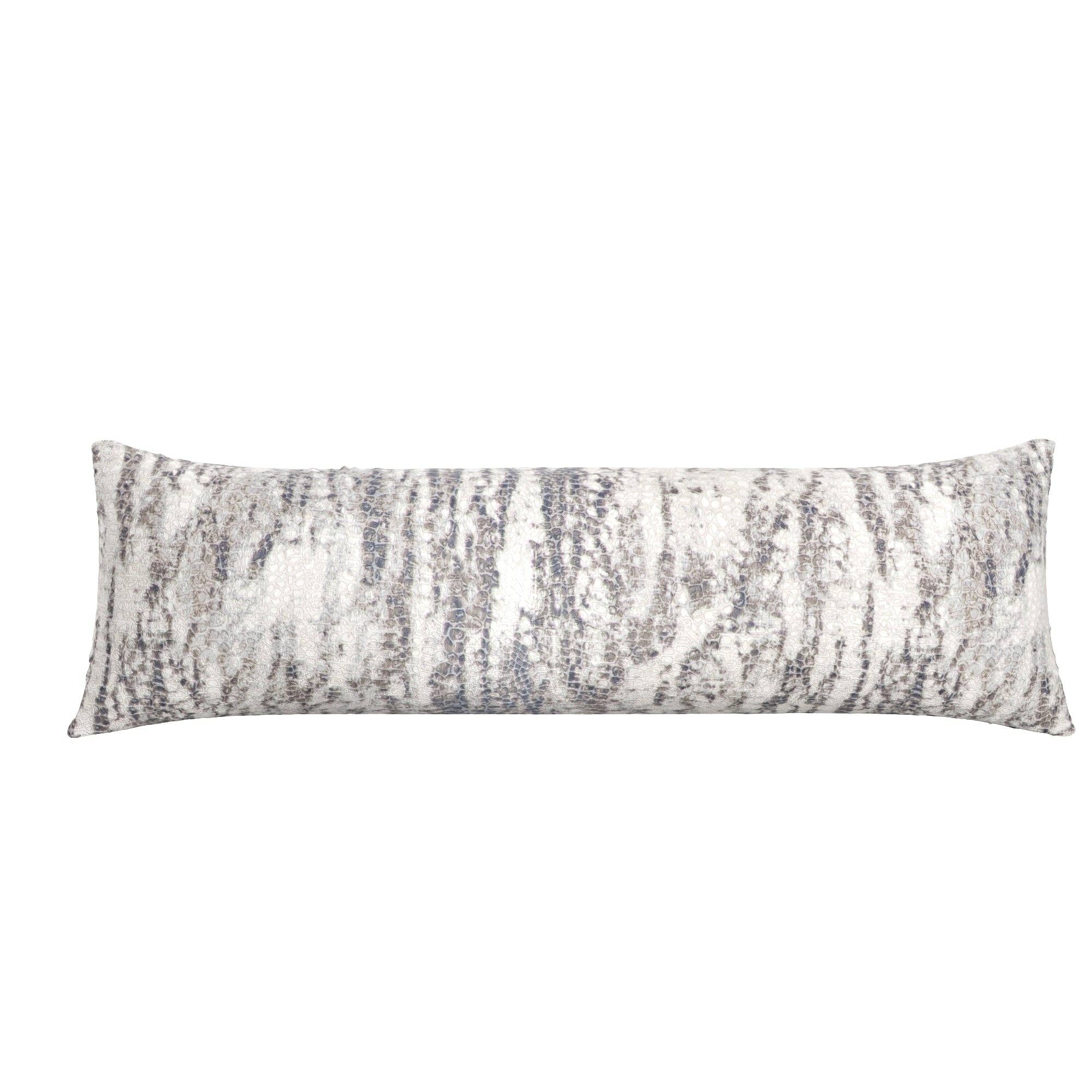 Mamba Lumbar Pillow: Gray / 12" x 24" - Decor Addict, LLC
