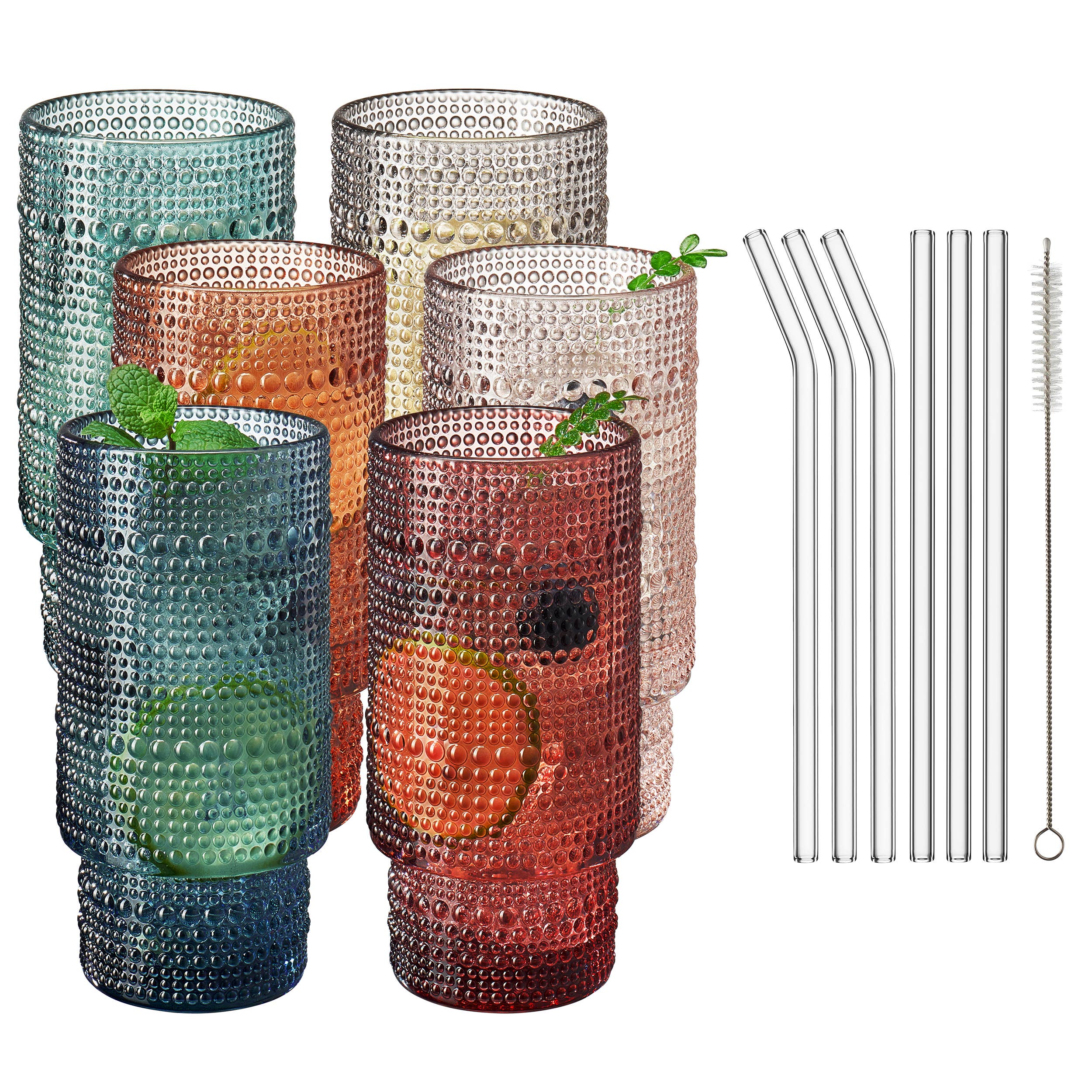 14oz Hobnail Highball Glass - Decor Addict, LLC