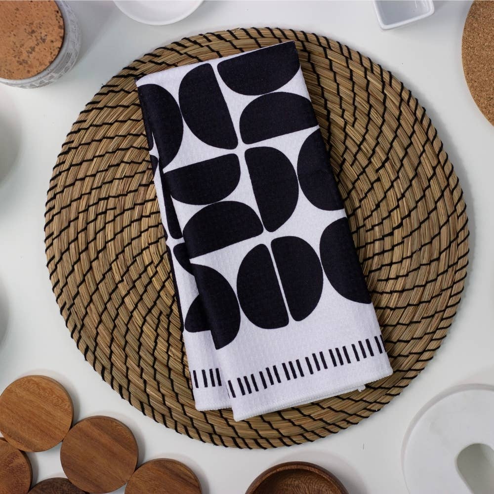 Mono Geo Dish Towel - 16''x24'' - Decor Addict, LLC