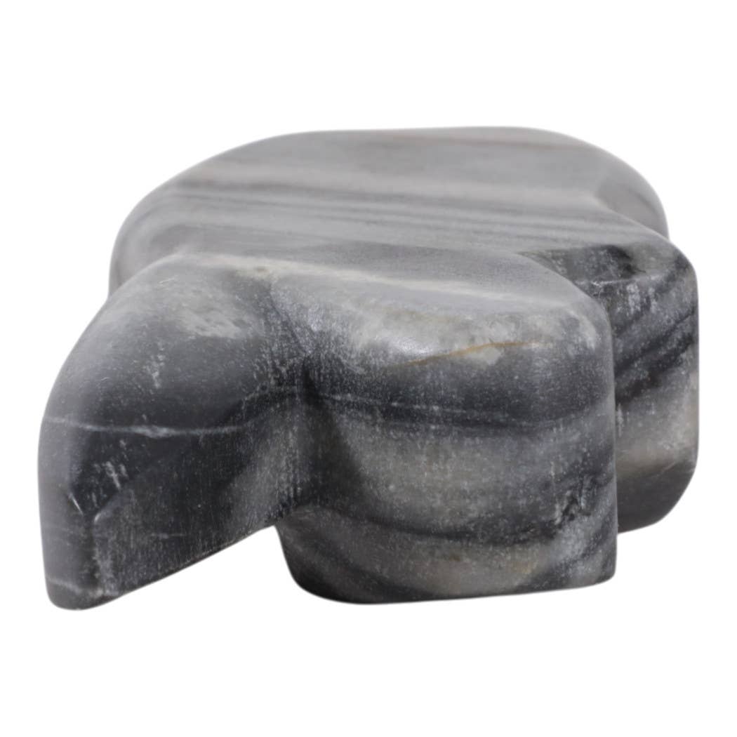 Sculpture - Gray Marble Decorative Carved Angel, 6 in. - Decor Addict, LLC