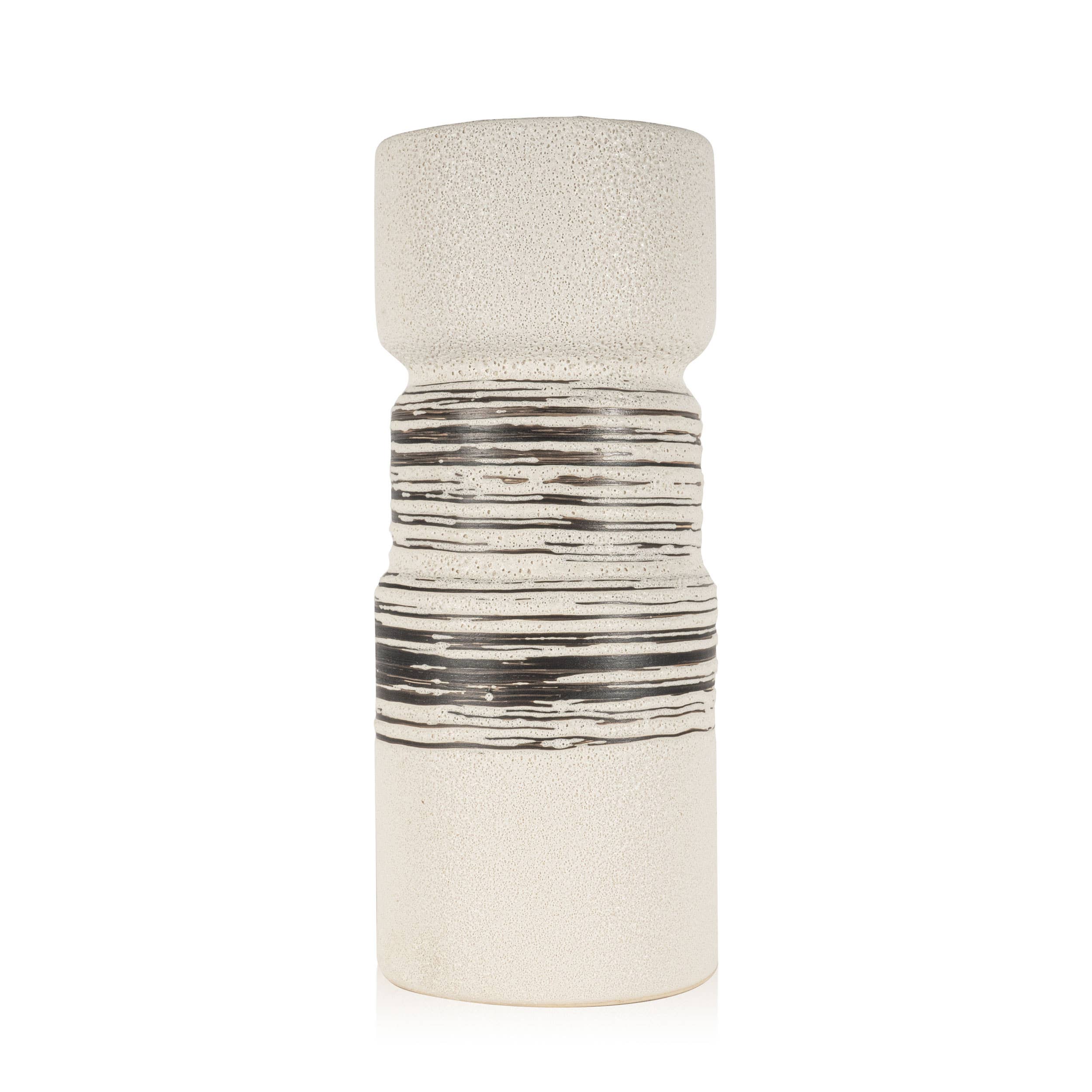 Linden Ceramic Table Vase, Small - Decor Addict, LLC