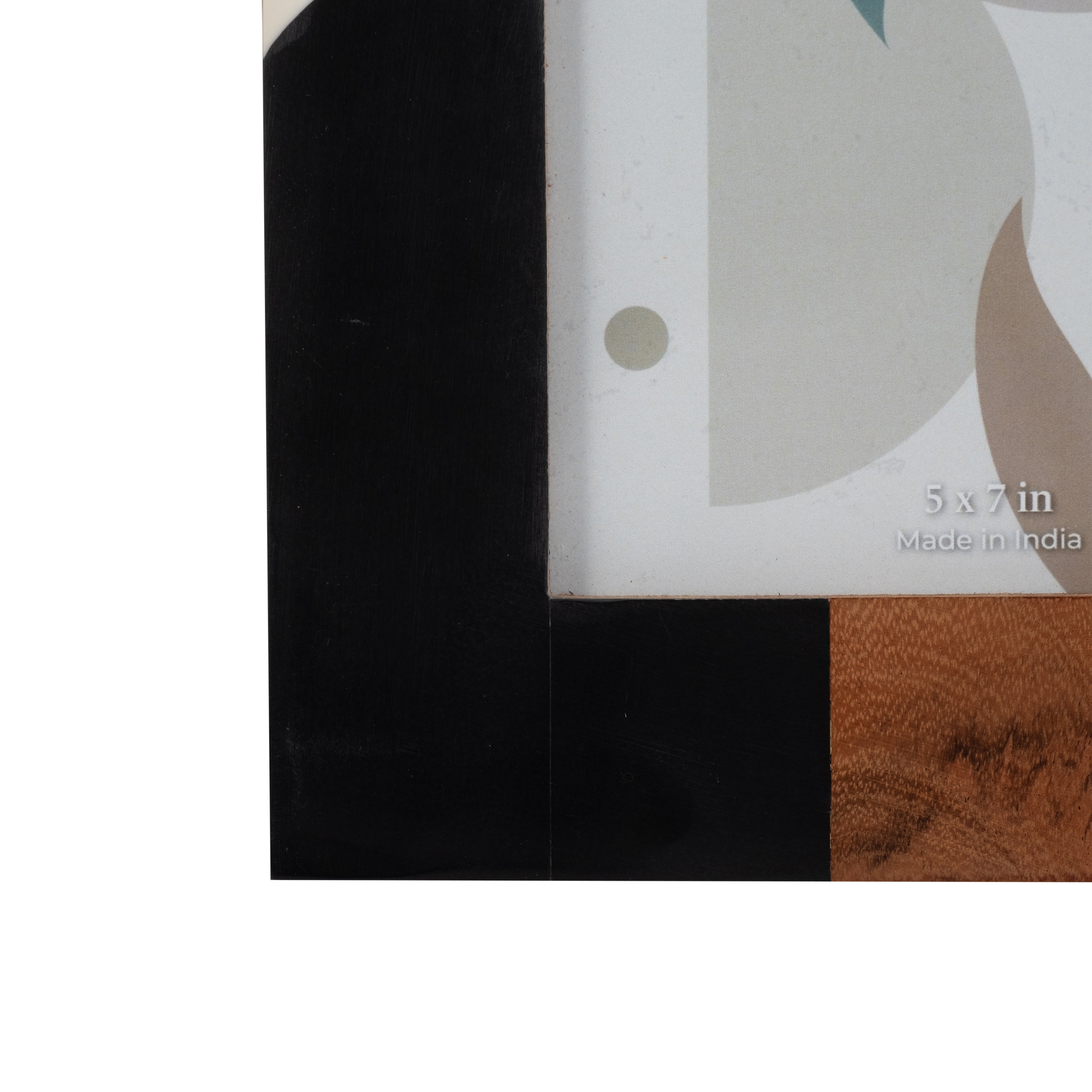 Resin, 5x7 Mid-century Photo Frame, Multi - Decor Addict, LLC