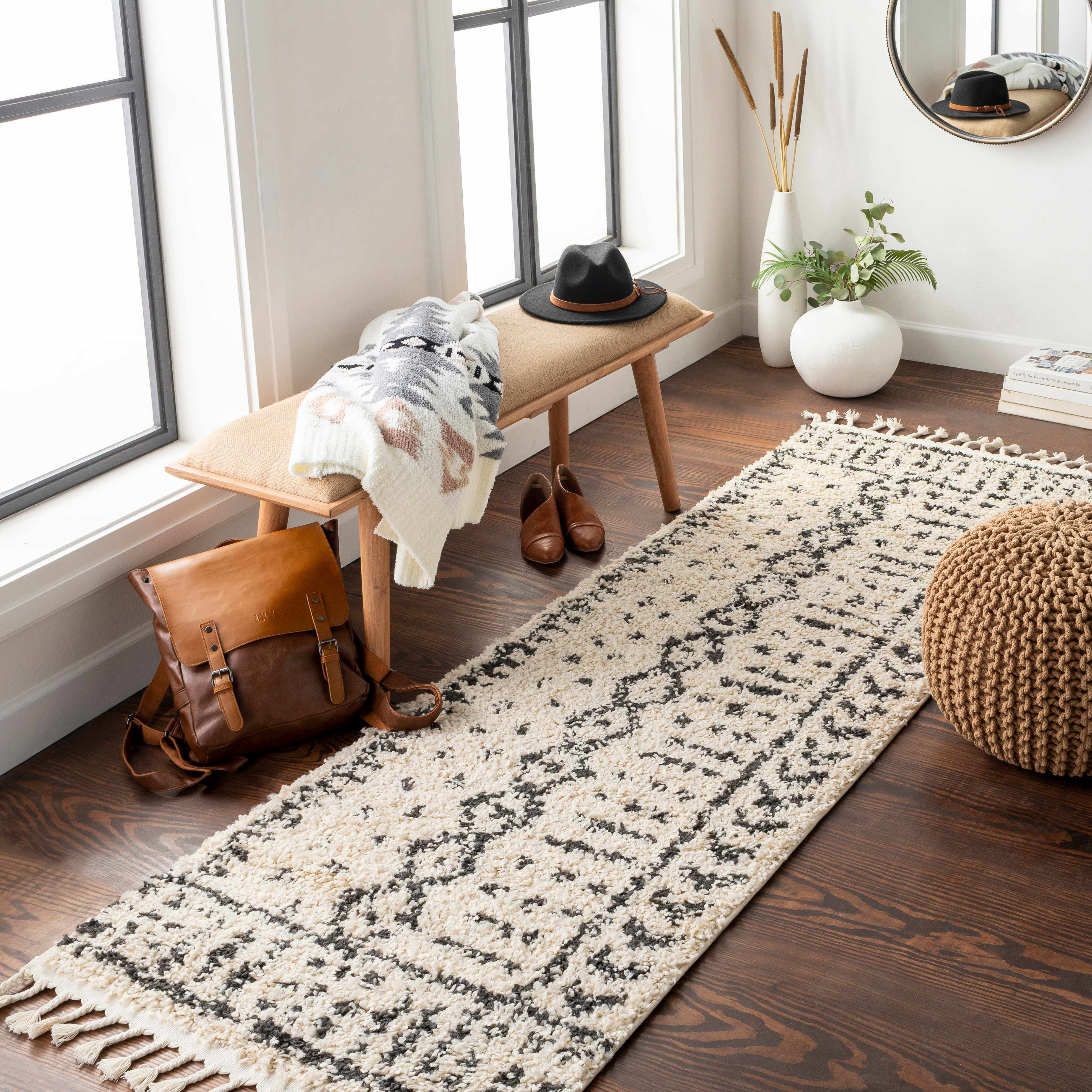 Hauppauge Berber Shag Carpet - Decor Addict, LLC