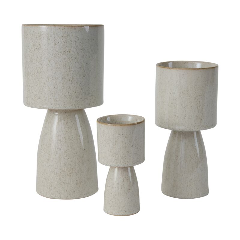 Beta Footed Pot 4"x 8.75" - Decor Addict, LLC