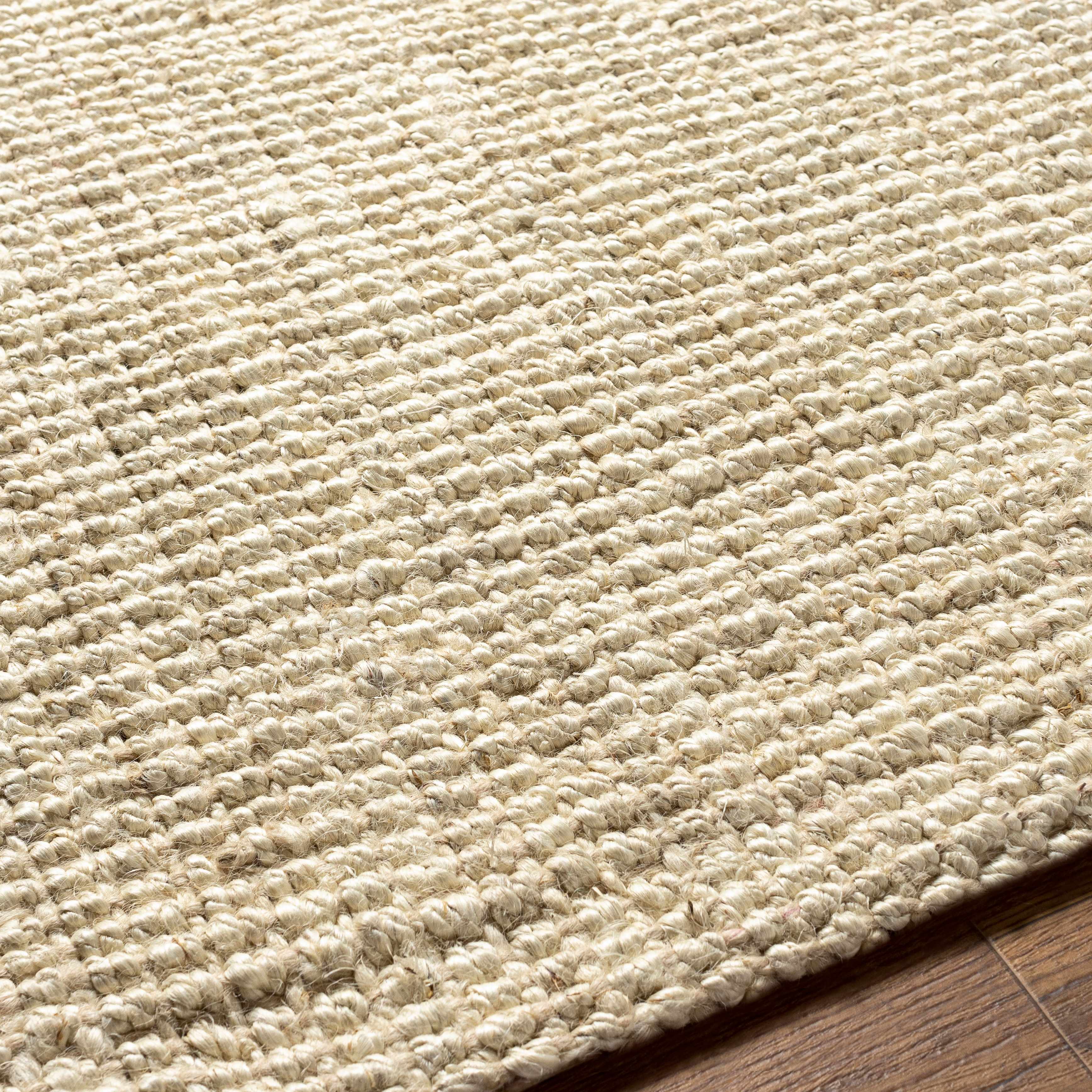 Ambel Cream Jute Rug - Decor Addict, LLC