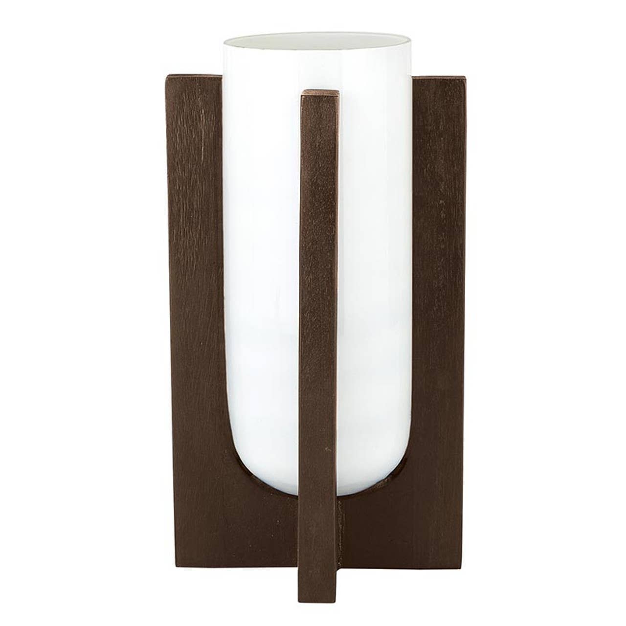 Hurricane - Large: Glass, Wood - Decor Addict, LLC