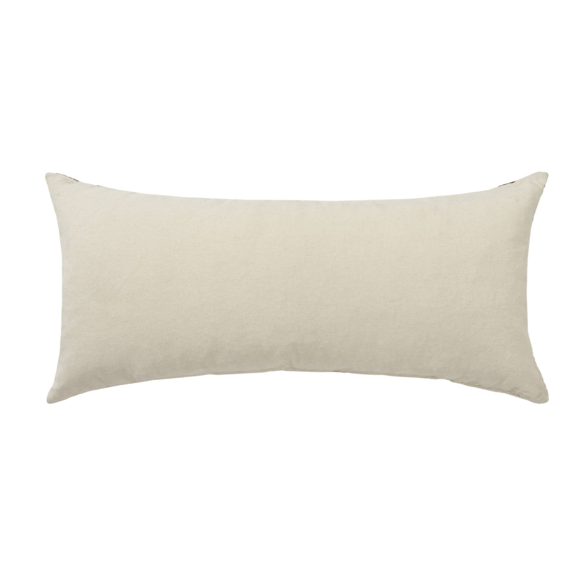 Contemporary Striped Orange/Brown Indoor Throw Pillow - Decor Addict, LLC