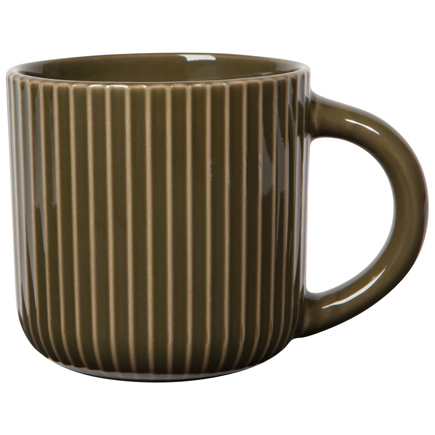 Olive Branch Fluted Mug - Decor Addict, LLC