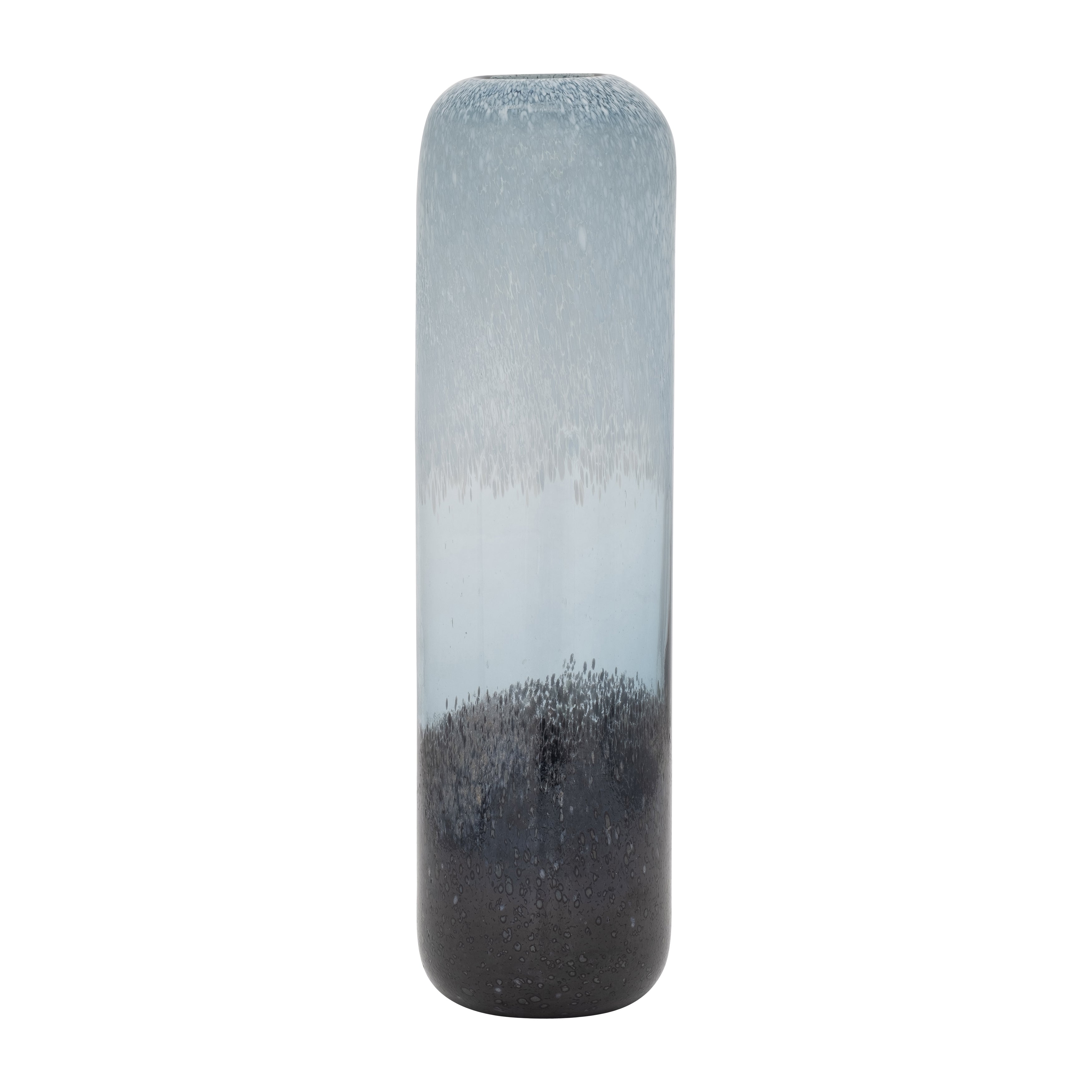 Glass, 17" Ombre Vase, Multi - Decor Addict, LLC