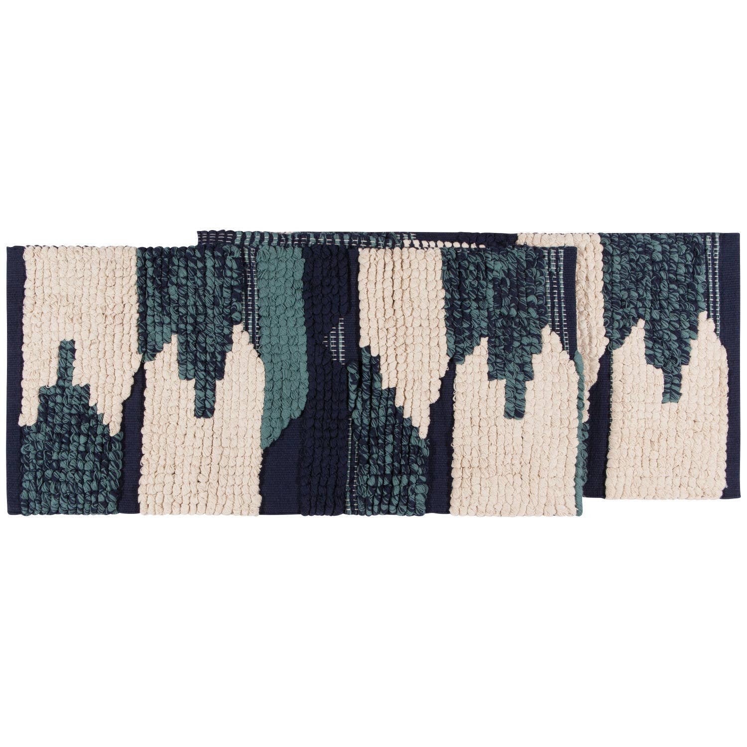 Heirloom Align Lagoon Midnight Table Runner 60 inches - Decor Addict, LLC