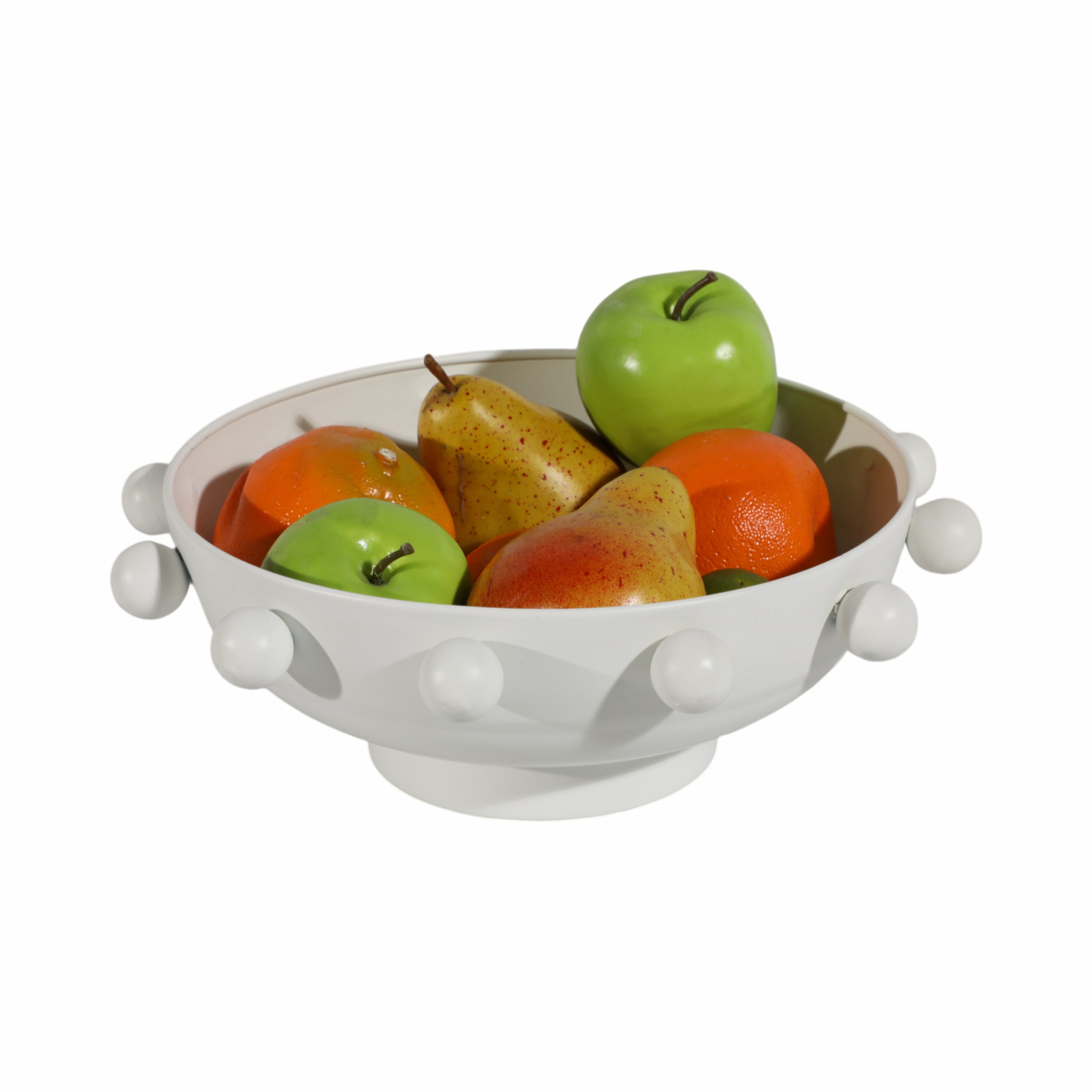 11" Hobnail Bowl, White - Decor Addict, LLC