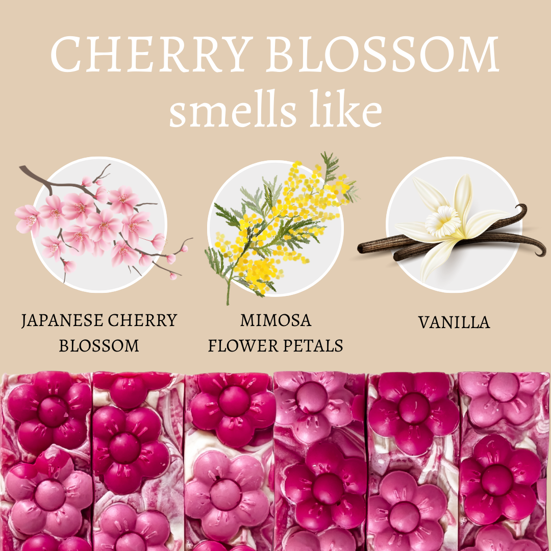 Cherry Blossom Spring Handmade Bar Soap - 4oz - Decor Addict, LLC