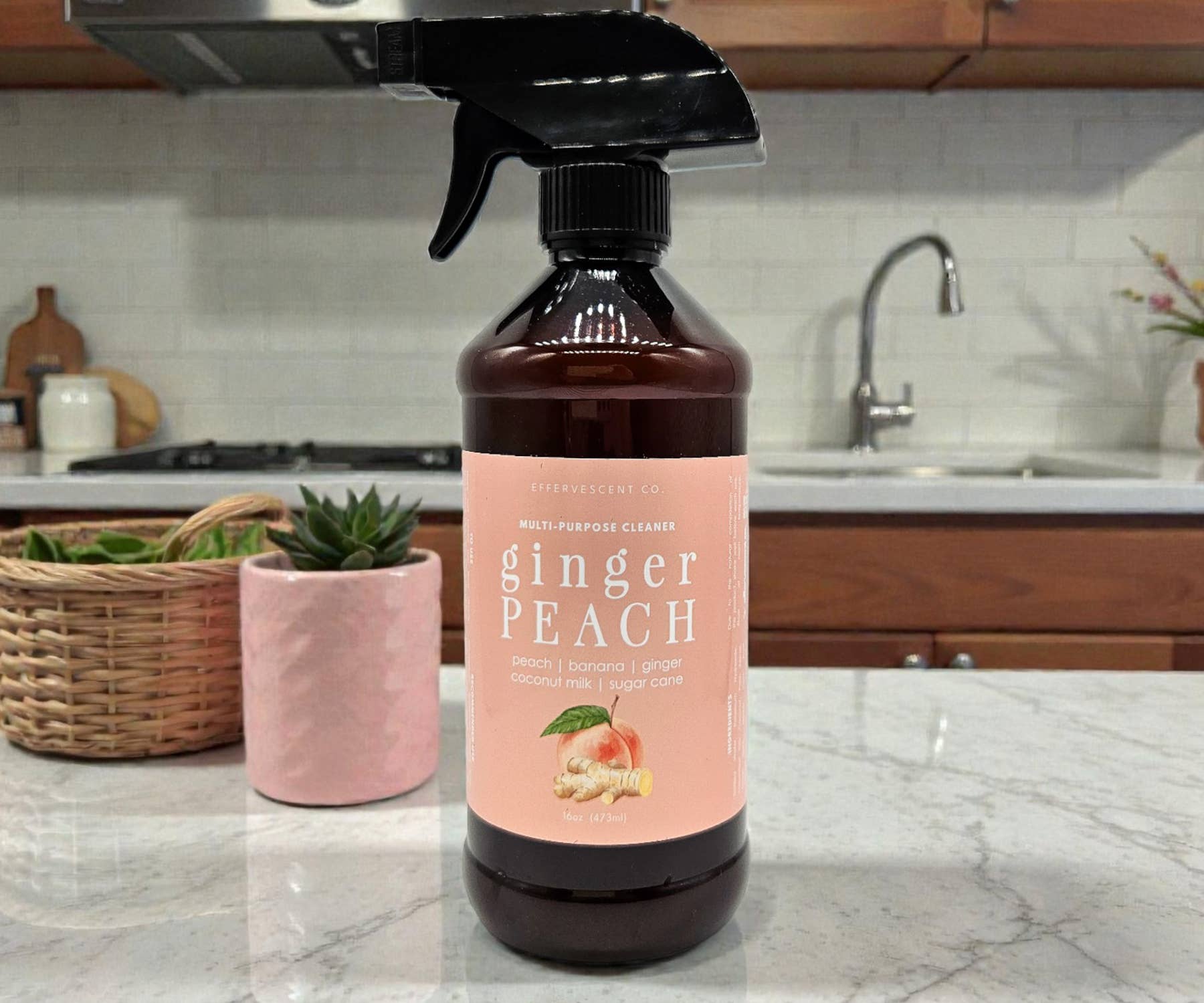 Ginger Peach | 16oz Multi-Purpose Household Cleaner - Decor Addict, LLC