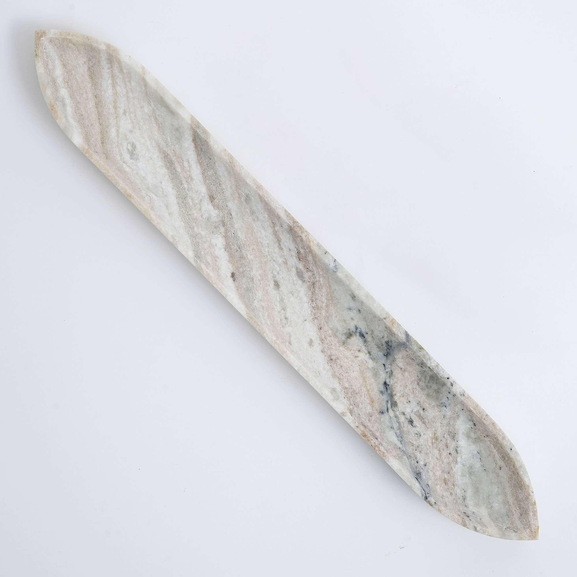 Realis " m Sleek Large White Marble Tray - 16x2.5x1.5 - Decor Addict, LLC