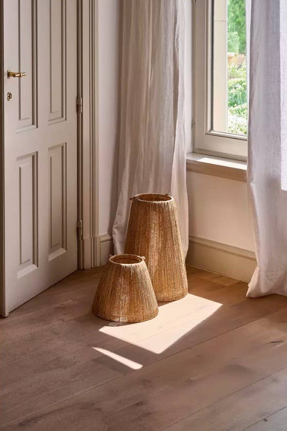Douli Natureal Jute Lantern Sm: Tan / JUTE - Decor Addict, LLC
