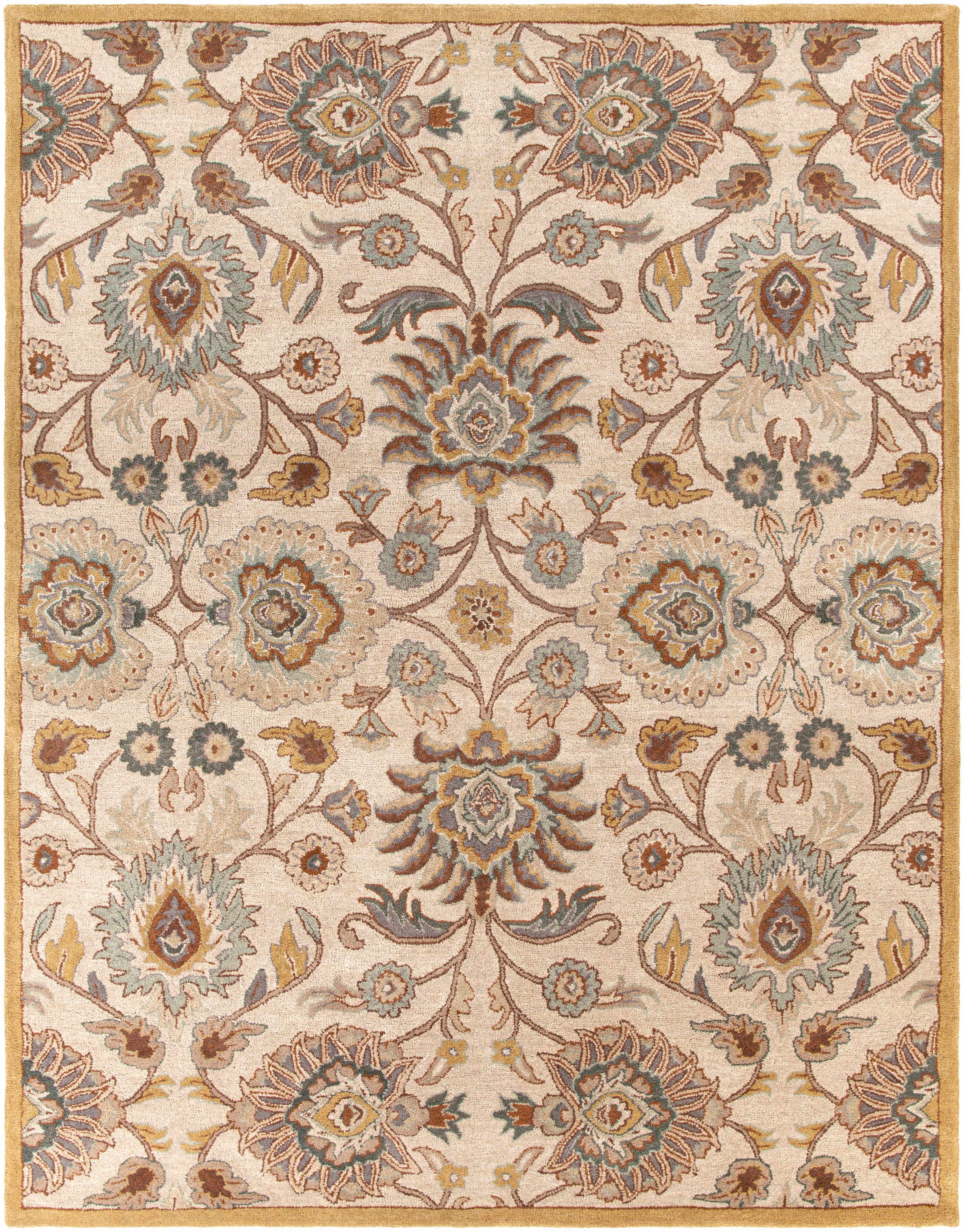 Conesus Hand Tufted Tan 1012 Wool Rug - Decor Addict, LLC