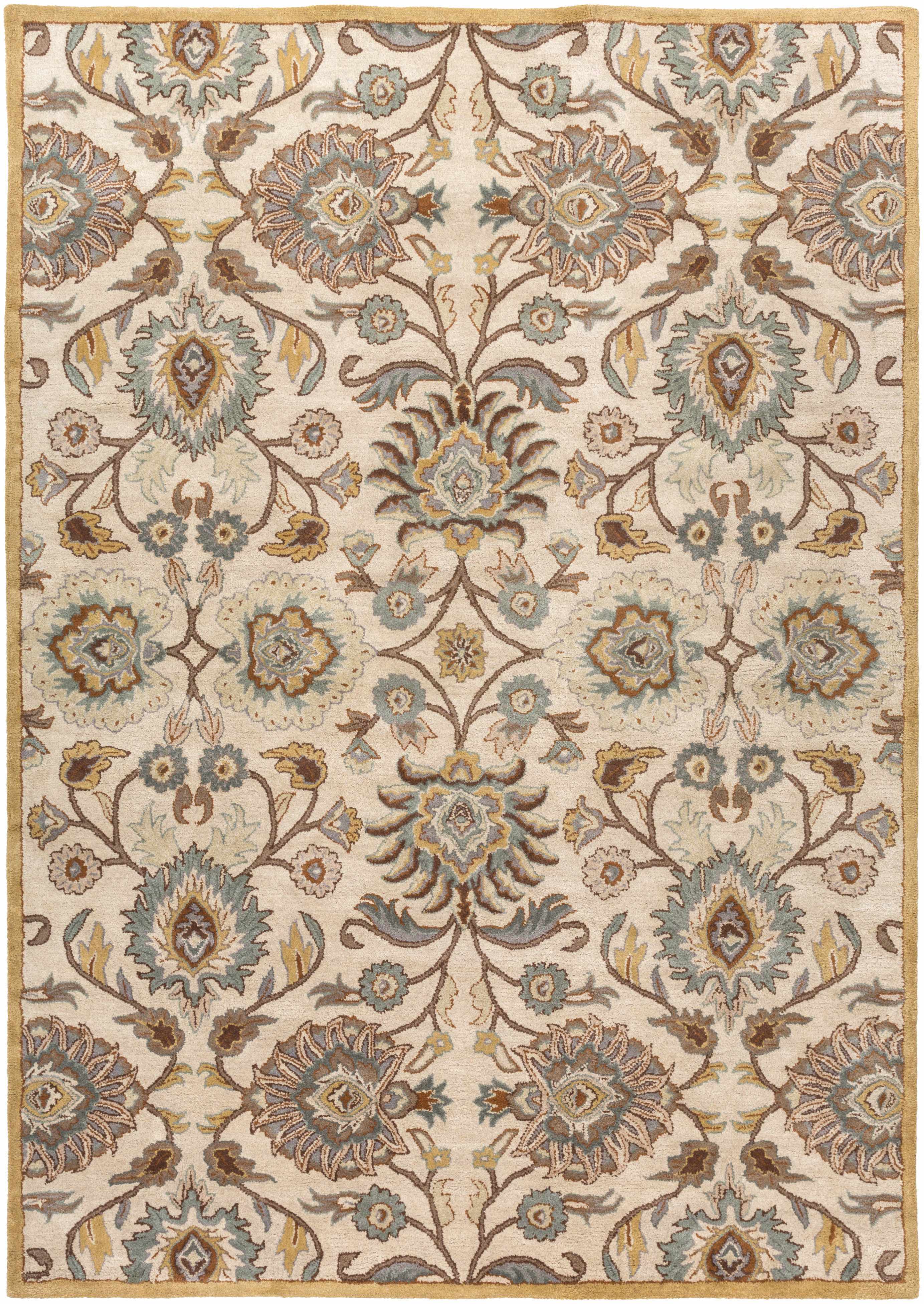 Conesus Hand Tufted Tan 1012 Wool Rug - Decor Addict, LLC