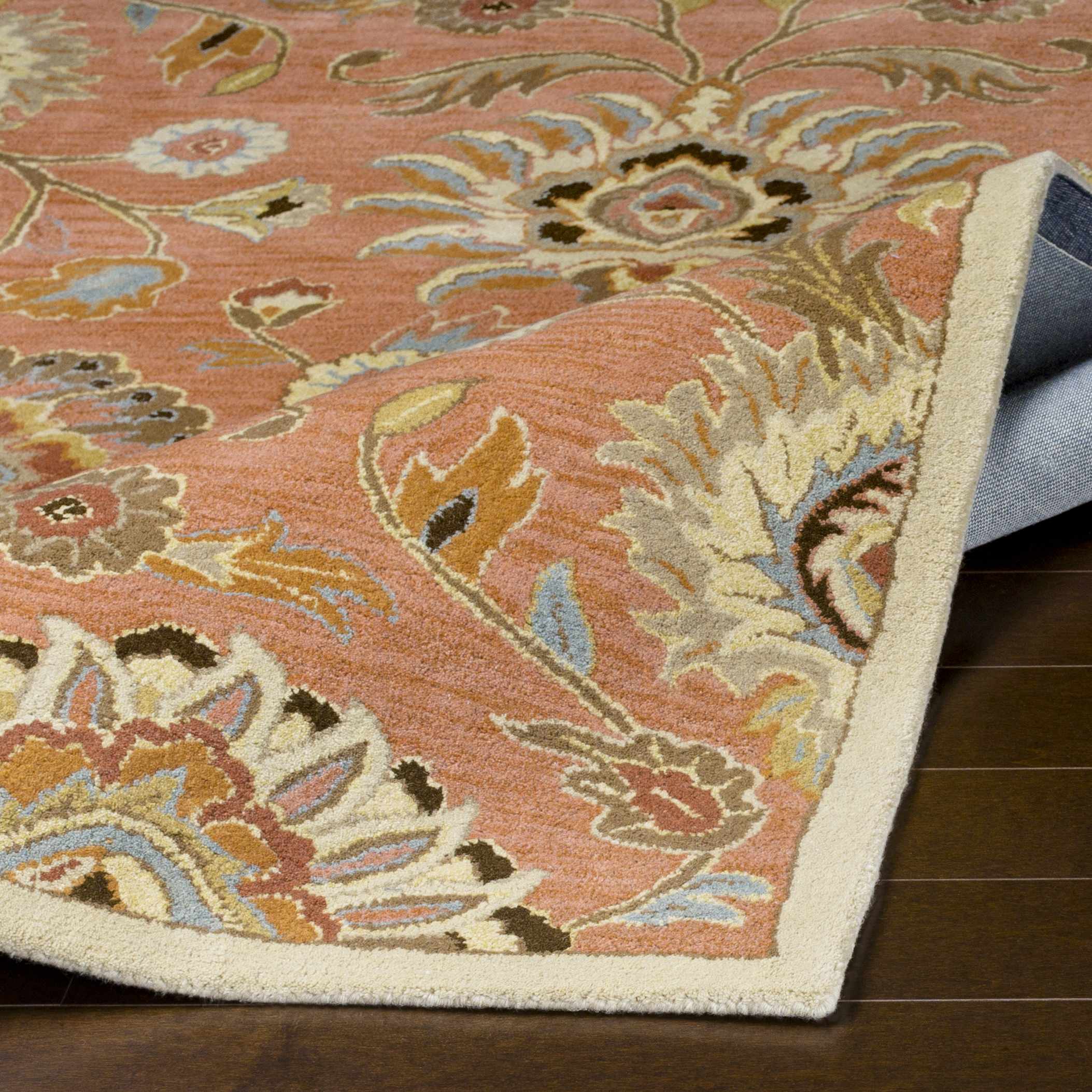 Conesus Burnt Orange 1112 Wool Area Rug - Decor Addict, LLC