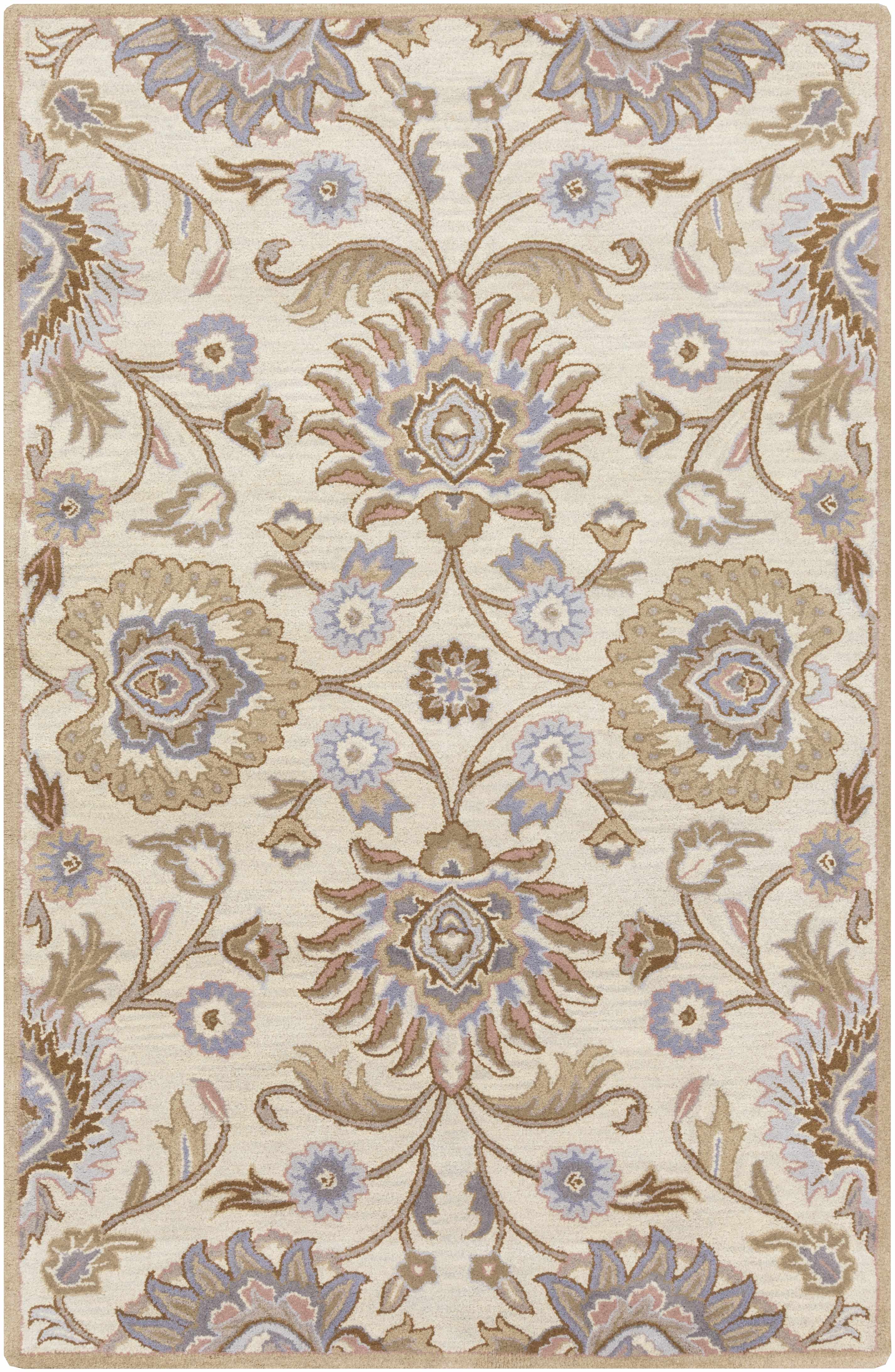 Conesus Hand Tufted Ivory 1109 Wool Rug - Decor Addict, LLC