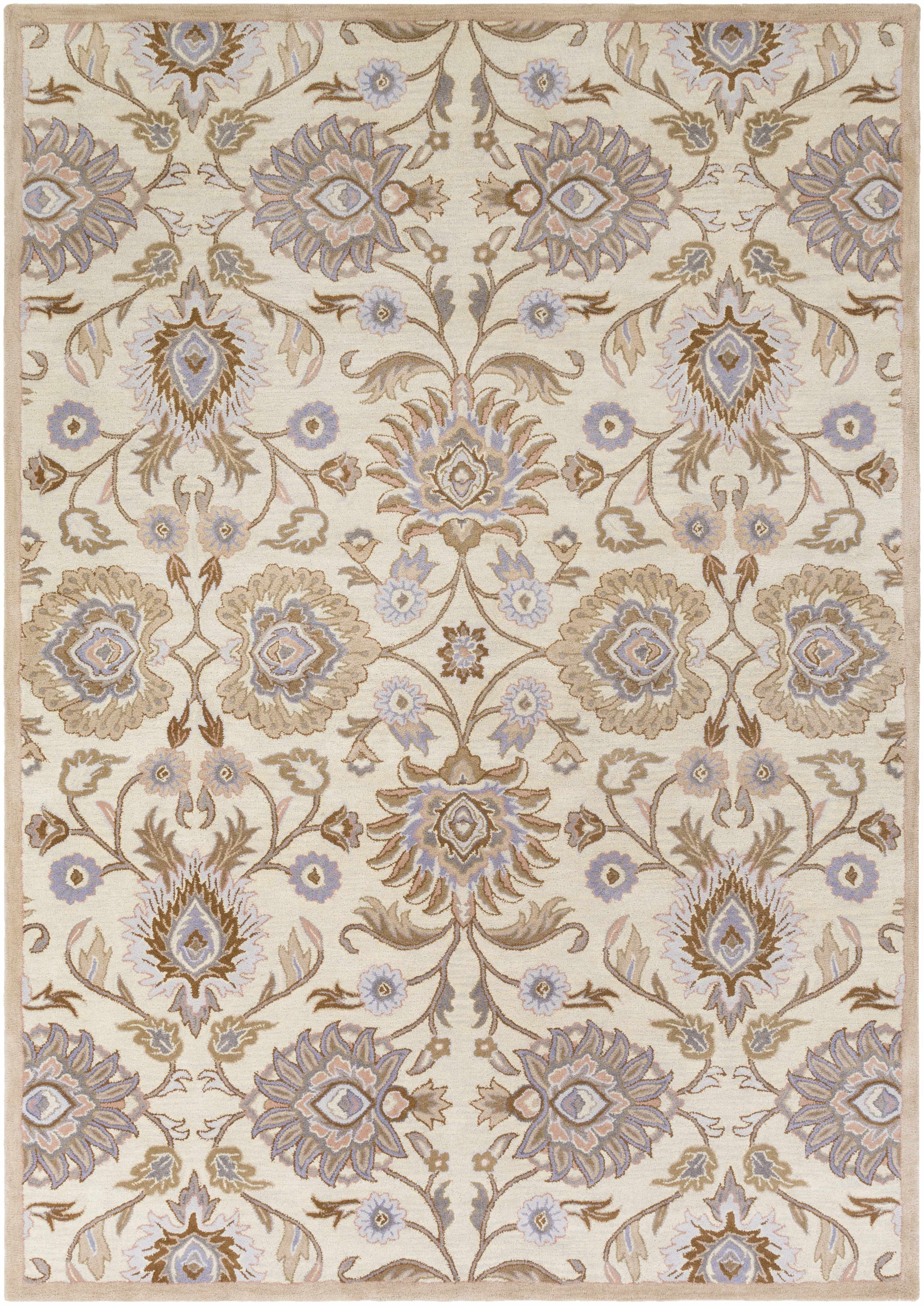 Conesus Hand Tufted Ivory 1109 Wool Rug - Decor Addict, LLC
