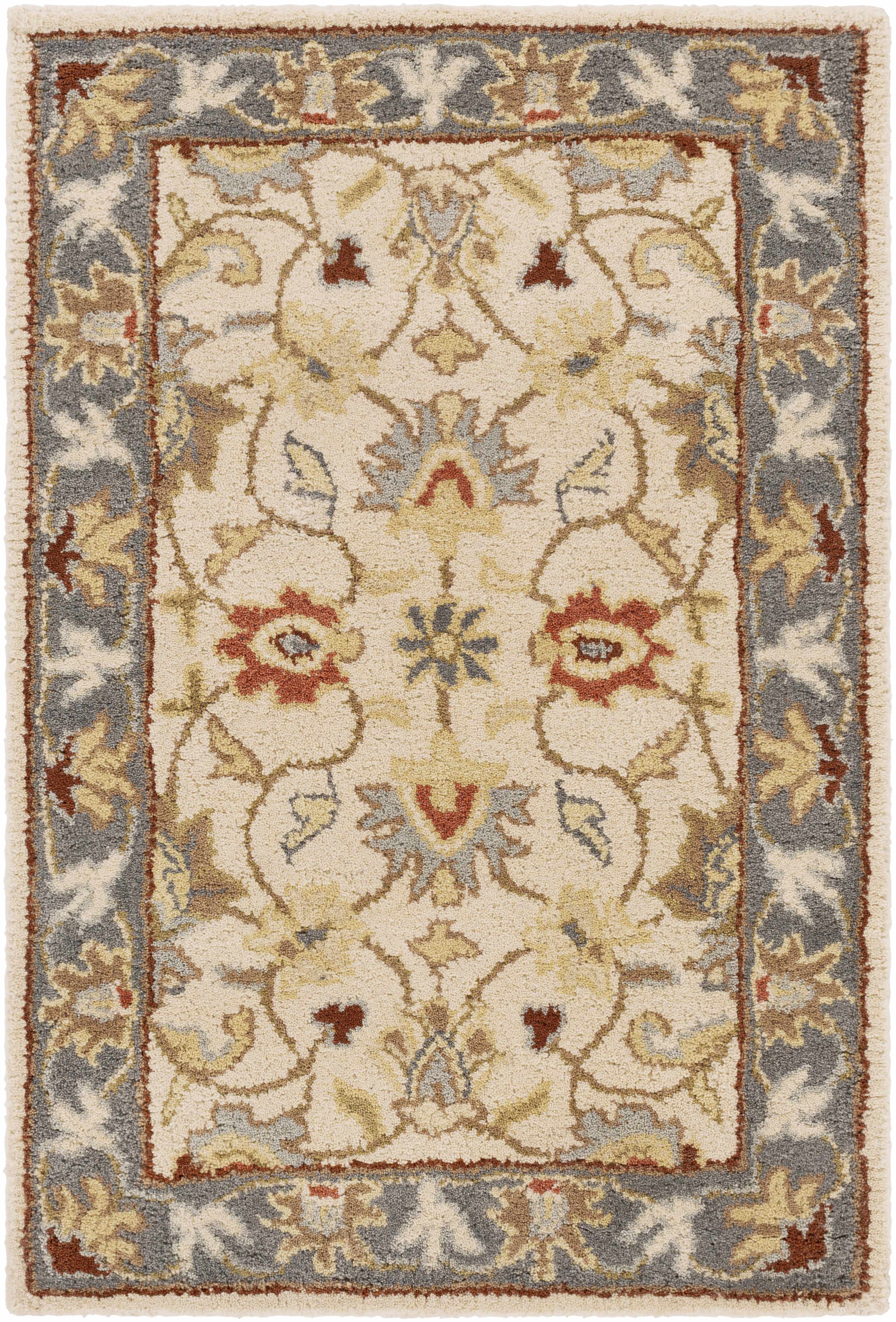 Cherryfield 1125 Yellow&Sage Wool Rug - Decor Addict, LLC