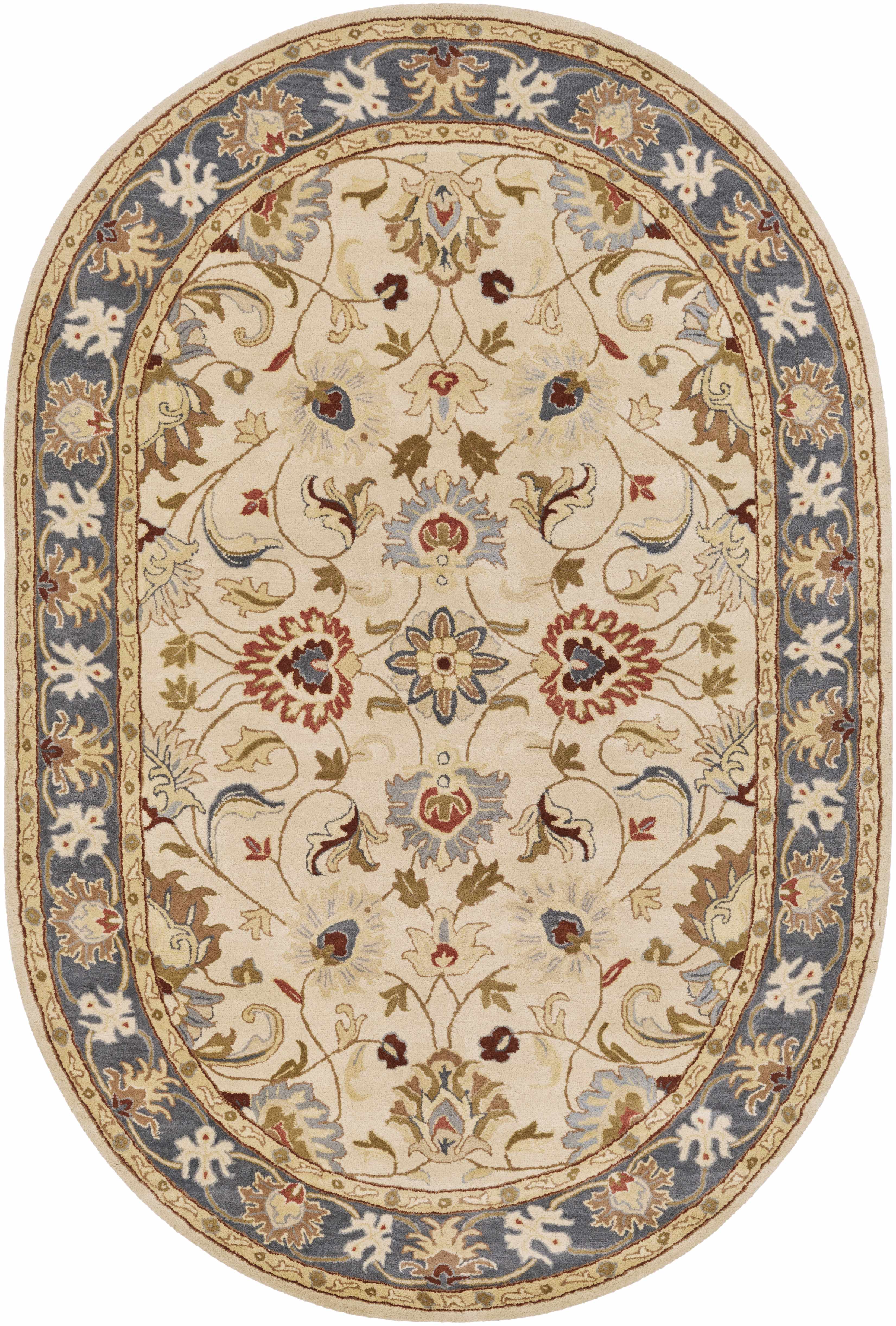 Cherryfield 1125 Yellow&Sage Wool Rug - Decor Addict, LLC