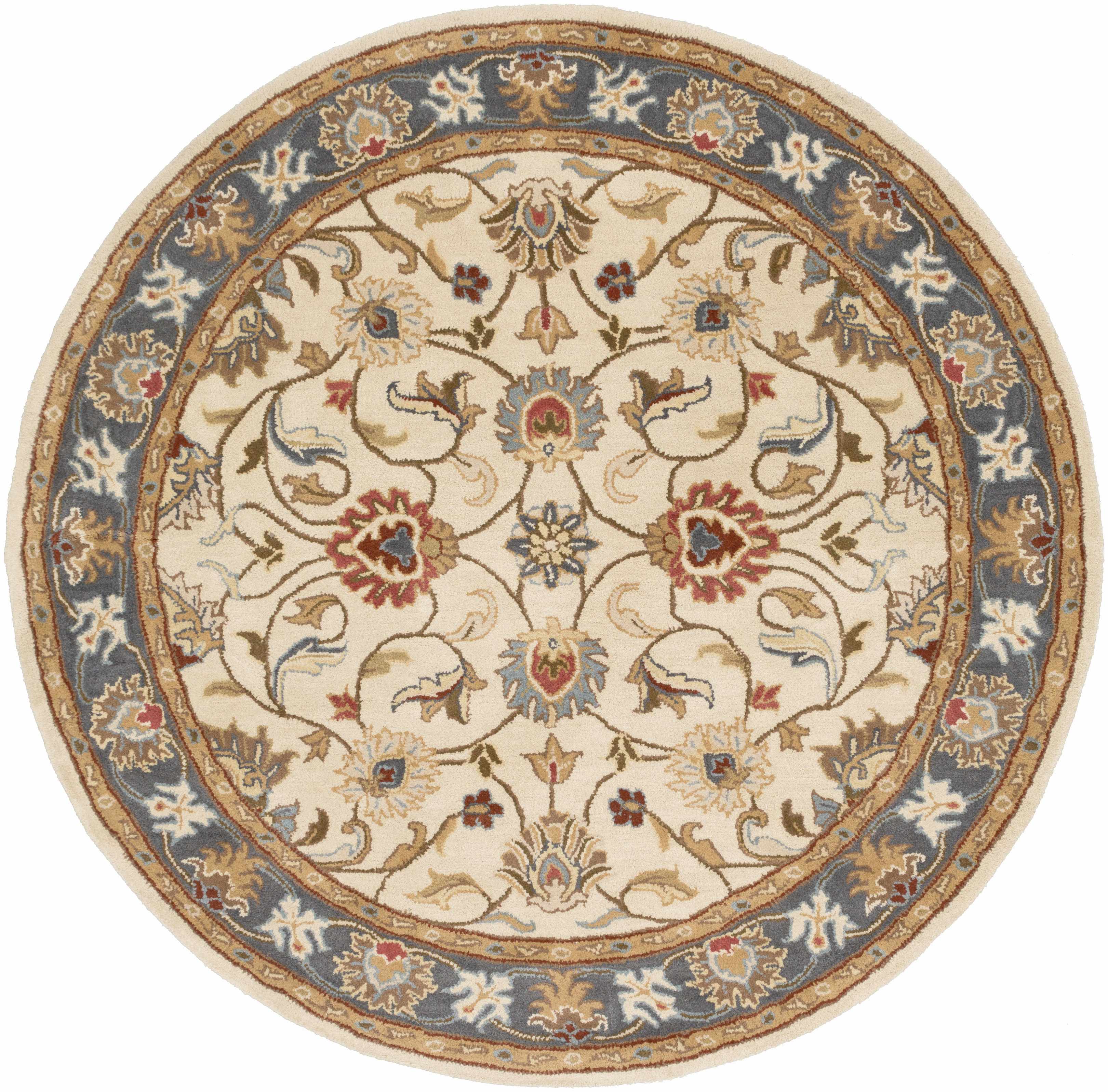 Cherryfield 1125 Yellow&Sage Wool Rug - Decor Addict, LLC