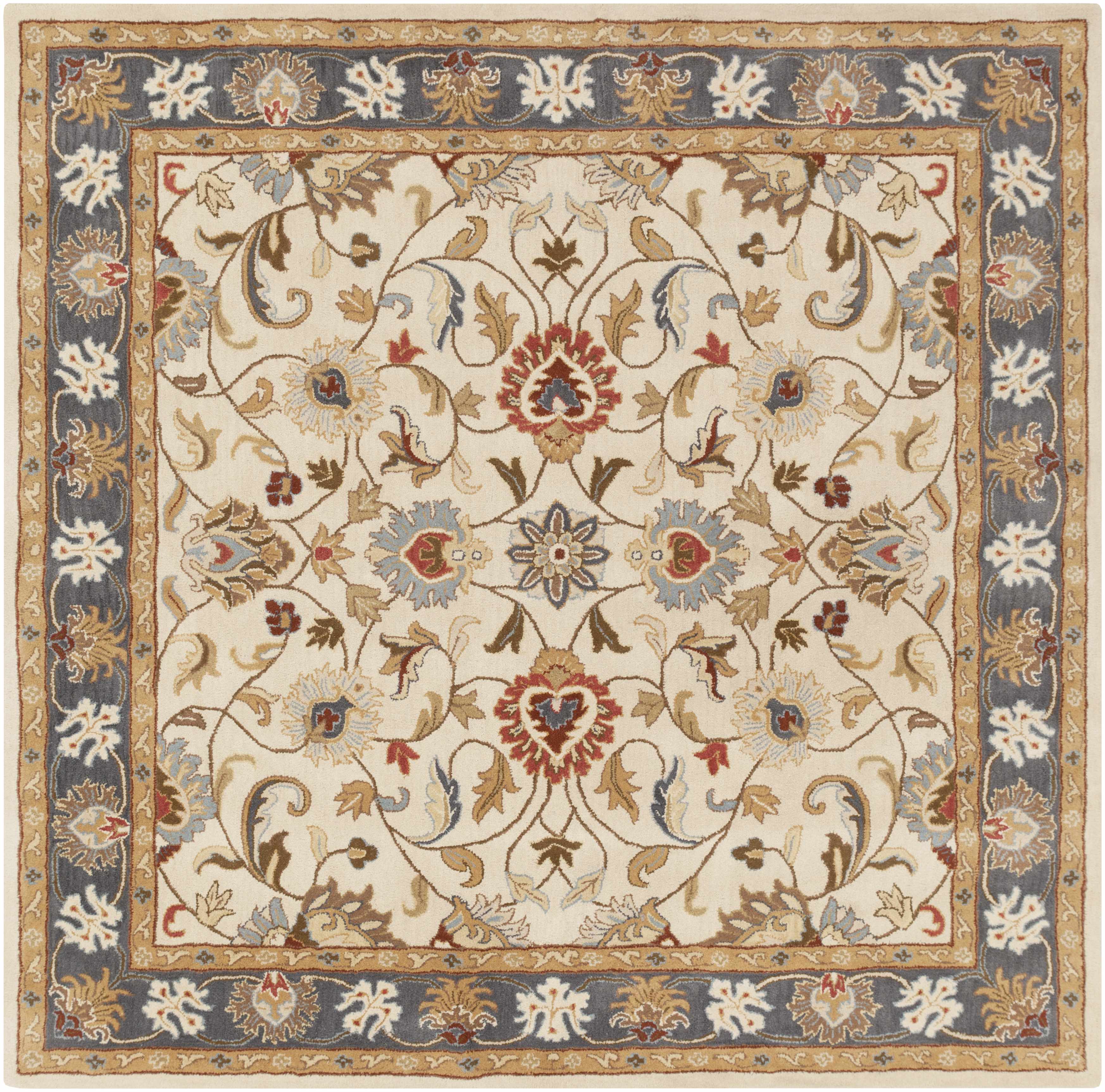 Cherryfield 1125 Yellow&Sage Wool Rug - Decor Addict, LLC