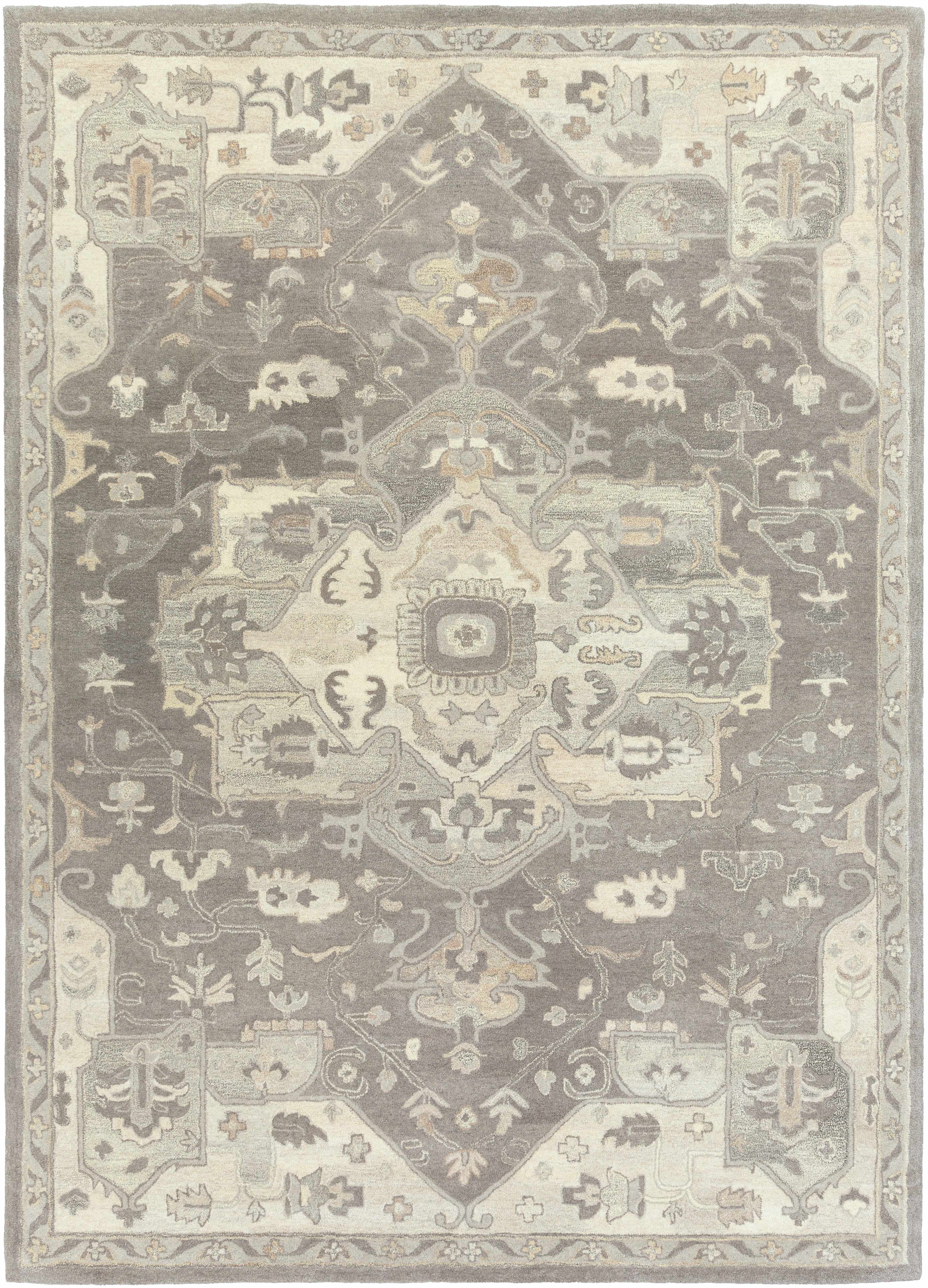 Broomfield Hand Tufted Taupe 1196 Area Rug - Decor Addict, LLC
