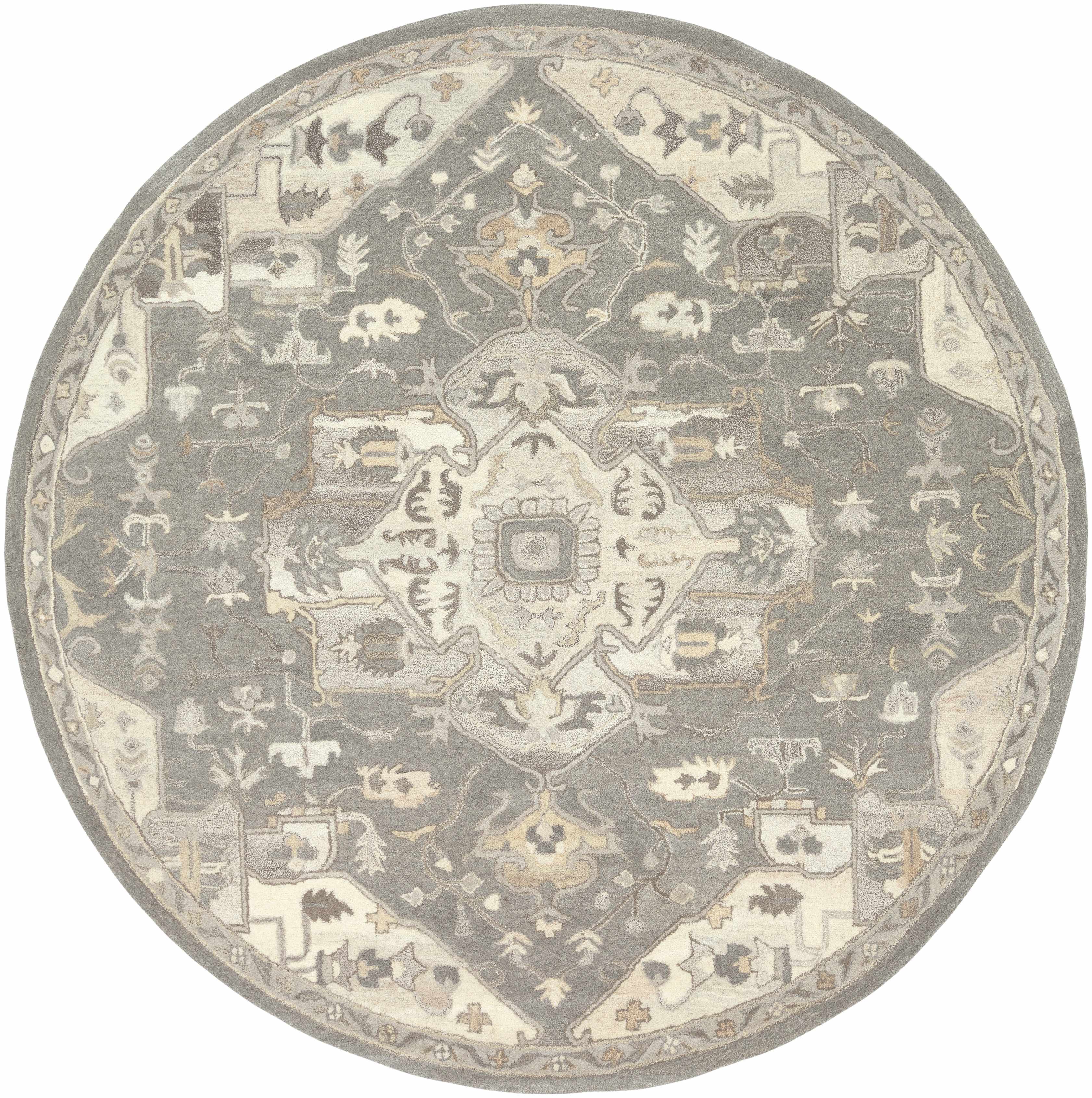 Broomfield Hand Tufted Taupe 1196 Area Rug - Decor Addict, LLC