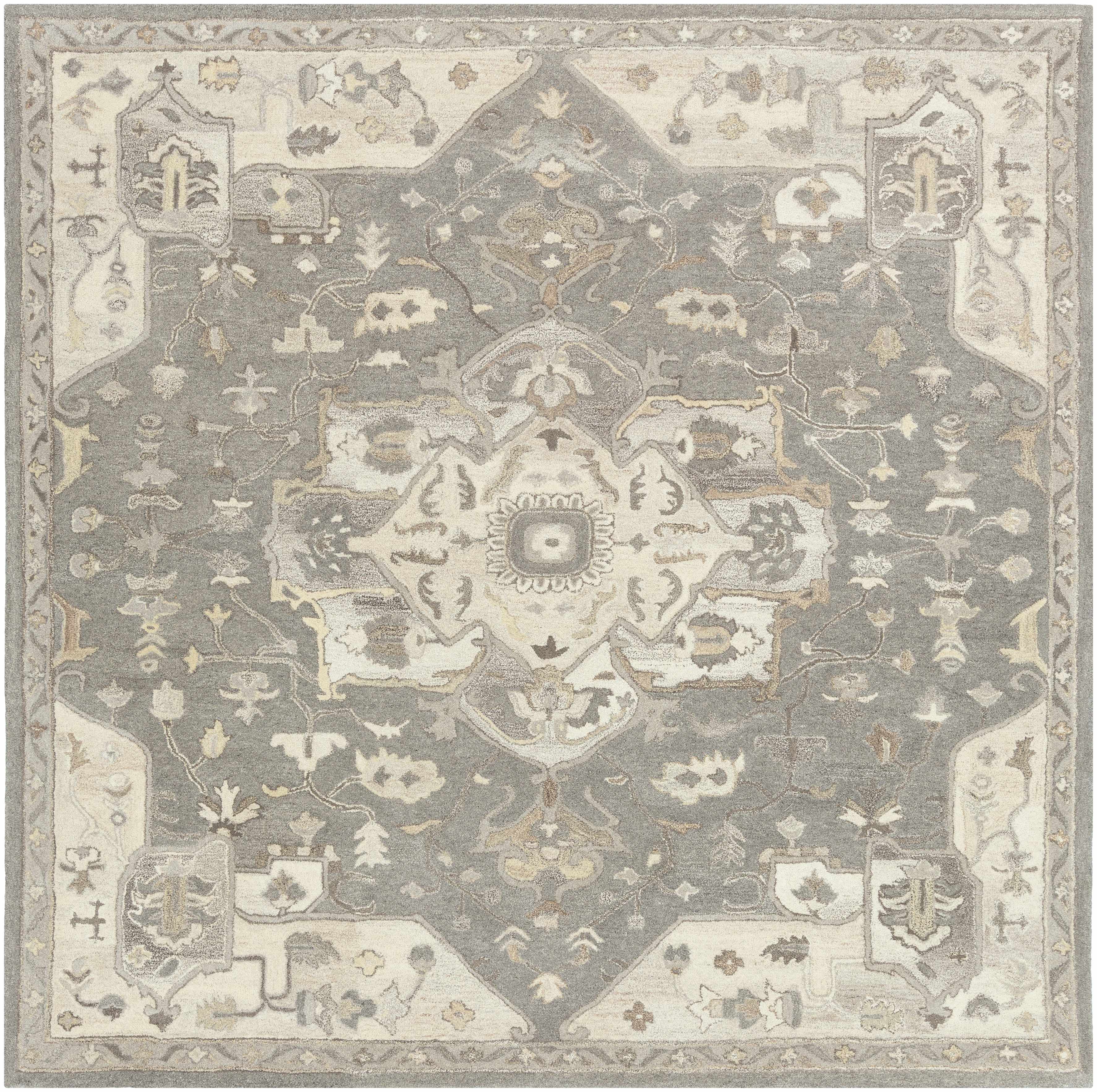 Broomfield Hand Tufted Taupe 1196 Area Rug - Decor Addict, LLC