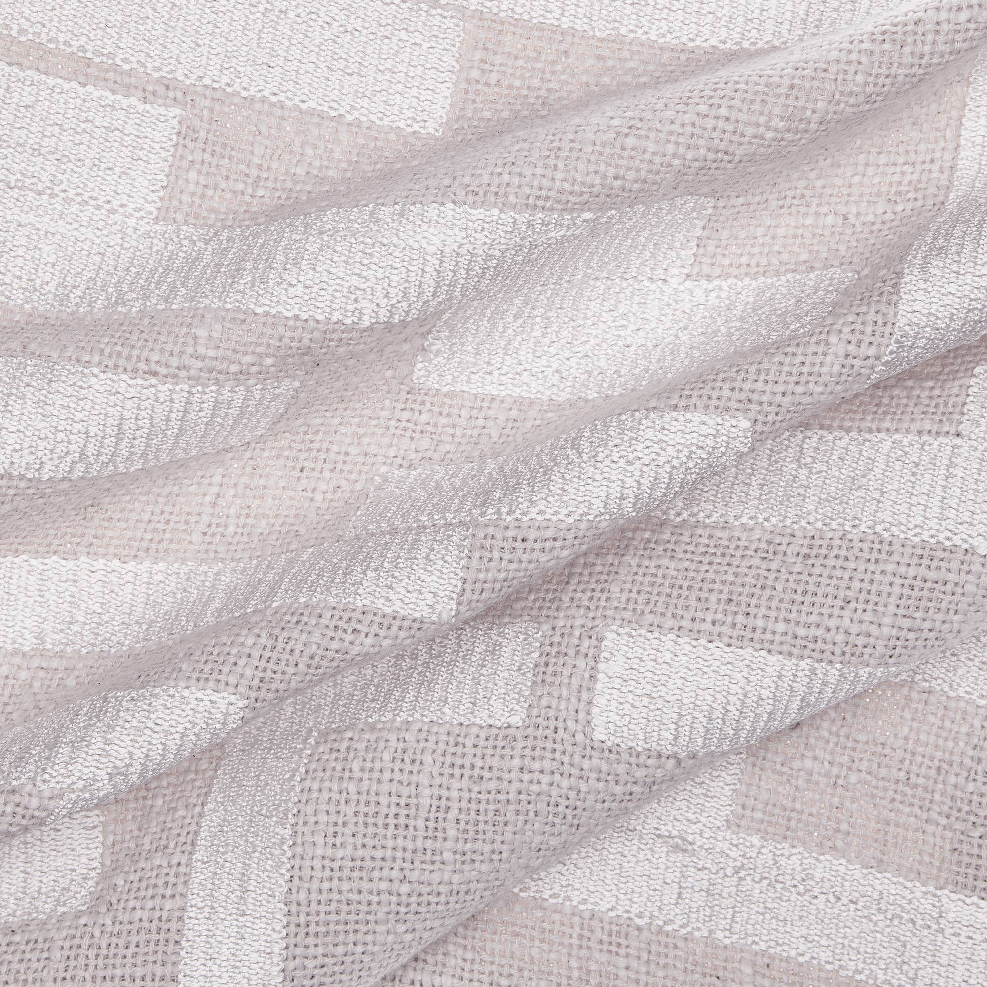 Modern/Contemporary Geometric Hand-Woven Throw Pillow: Ivory / 20" x 20" - Decor Addict, LLC