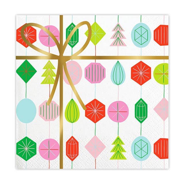 Foil Beverage Napkins - Ornaments - Decor Addict, LLC