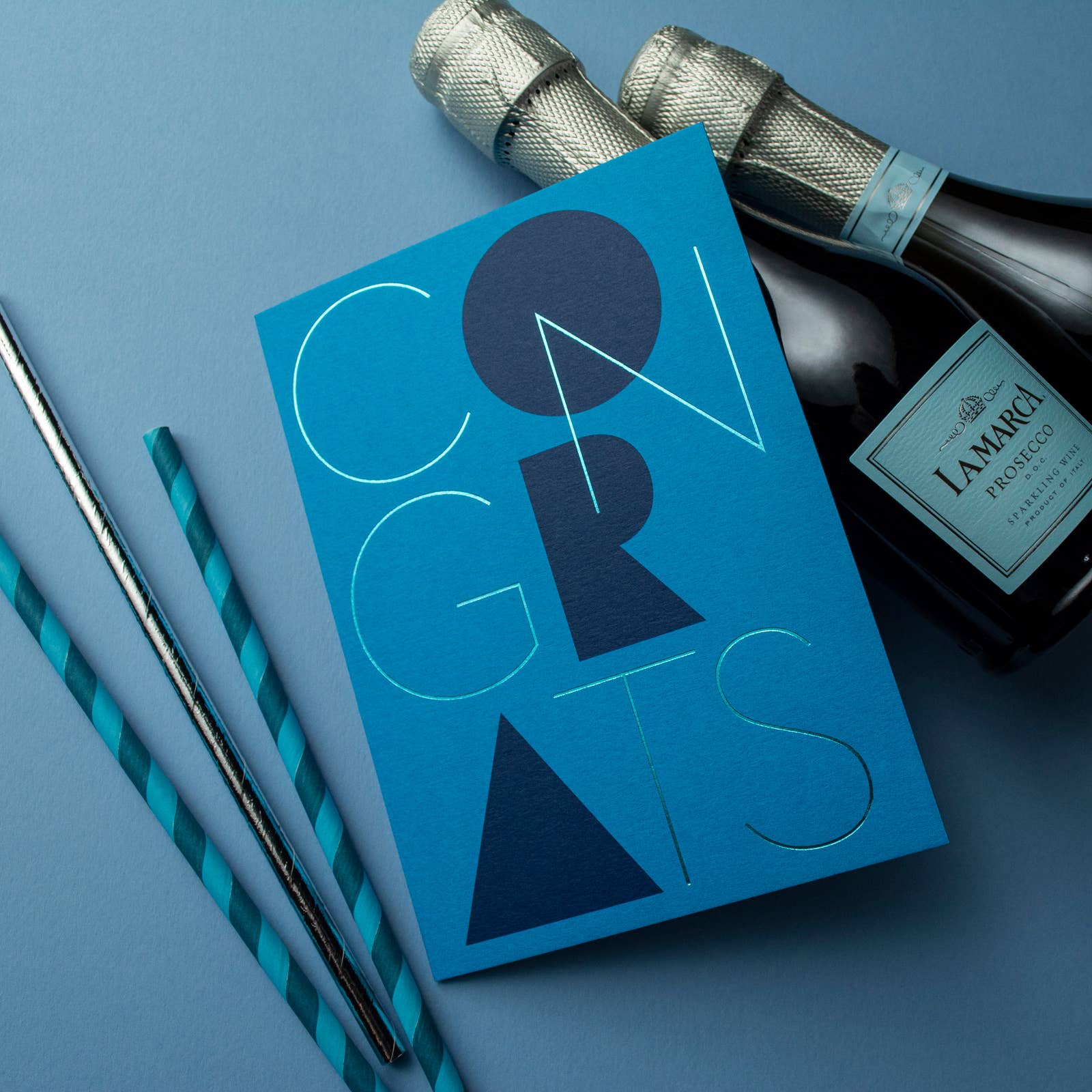 Congrats A6 Folded Card - Decor Addict, LLC