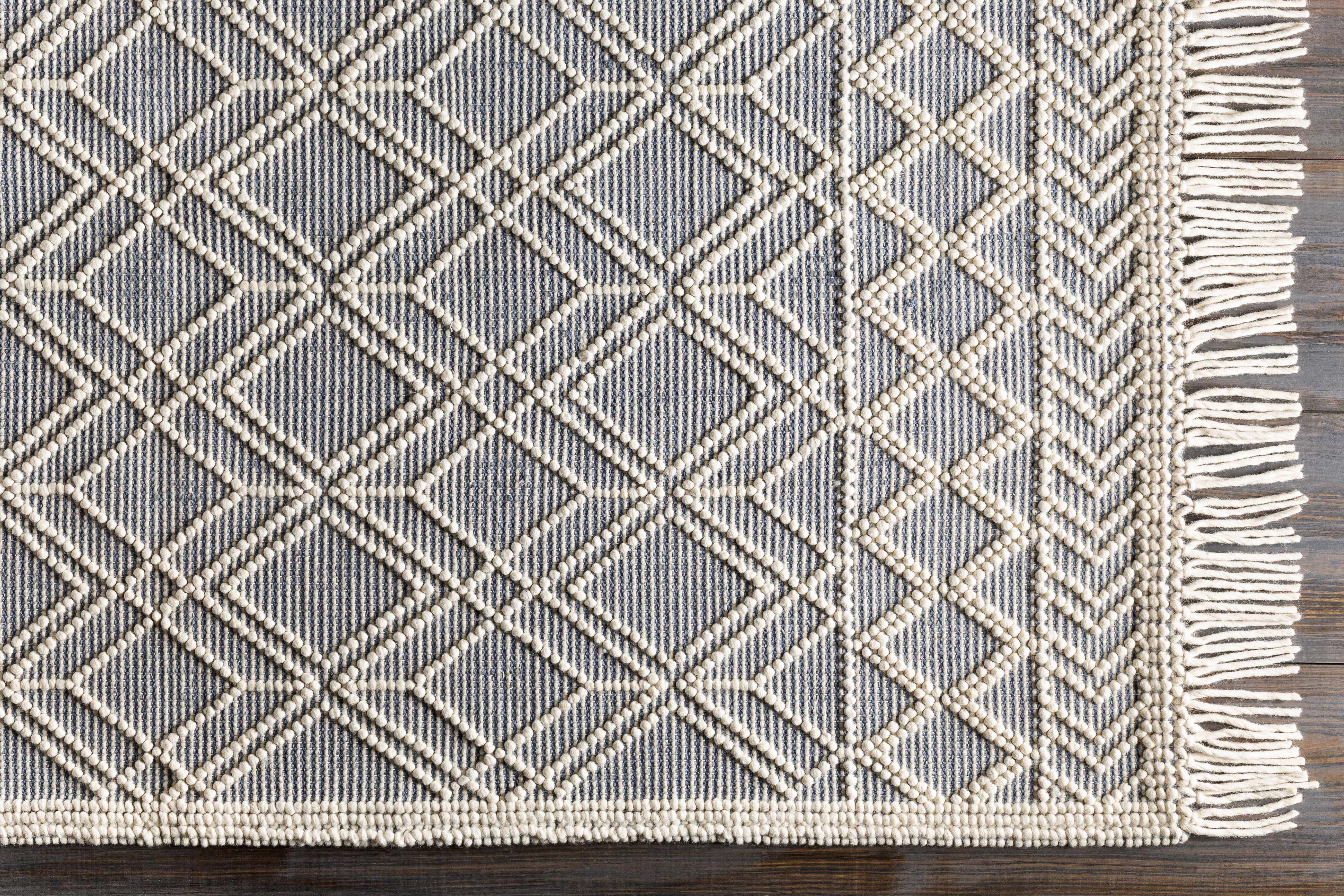 Ramsbury Ivory & Blue Area Rug - Decor Addict, LLC