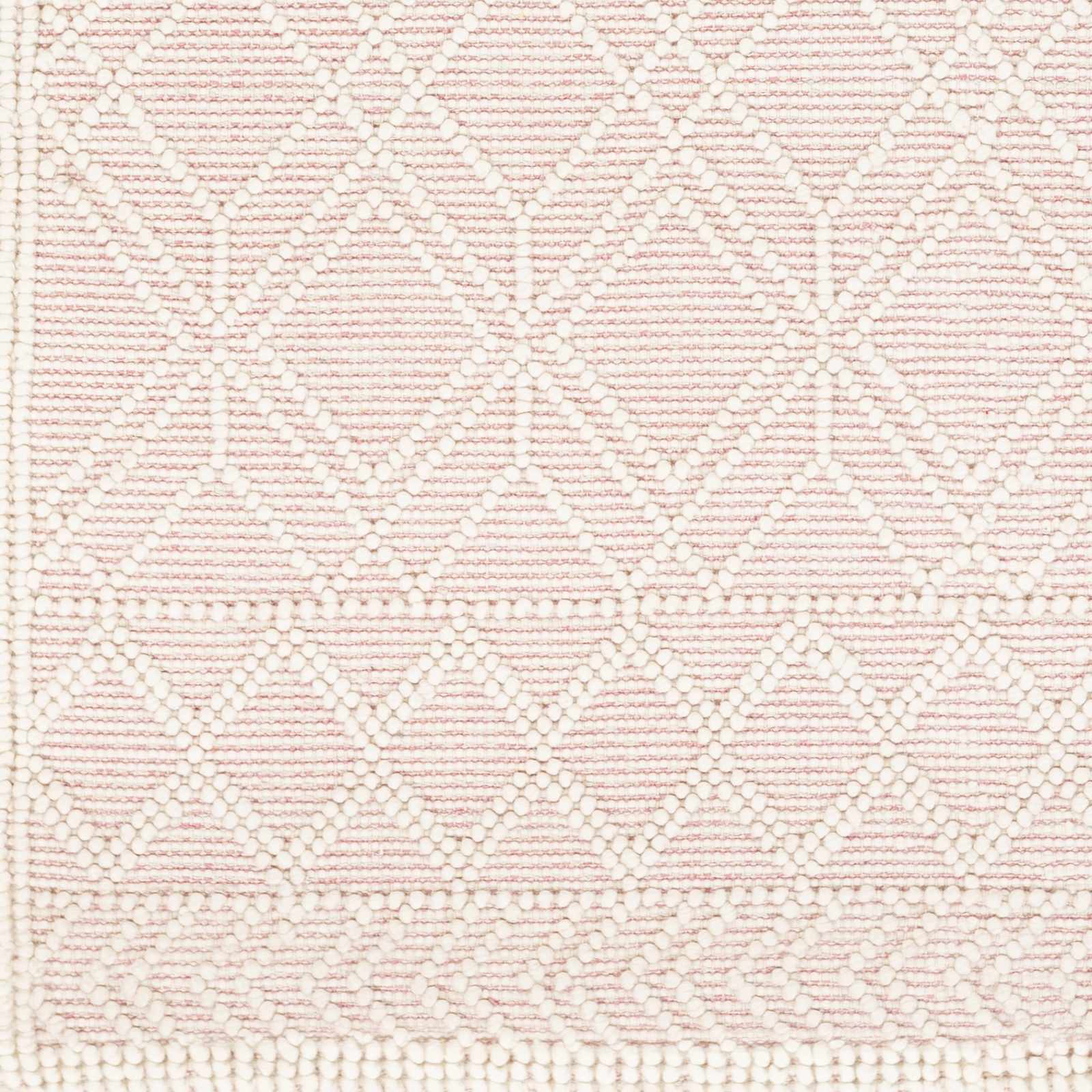 Ramsbury Pink Trellis Wool Rug - Decor Addict, LLC