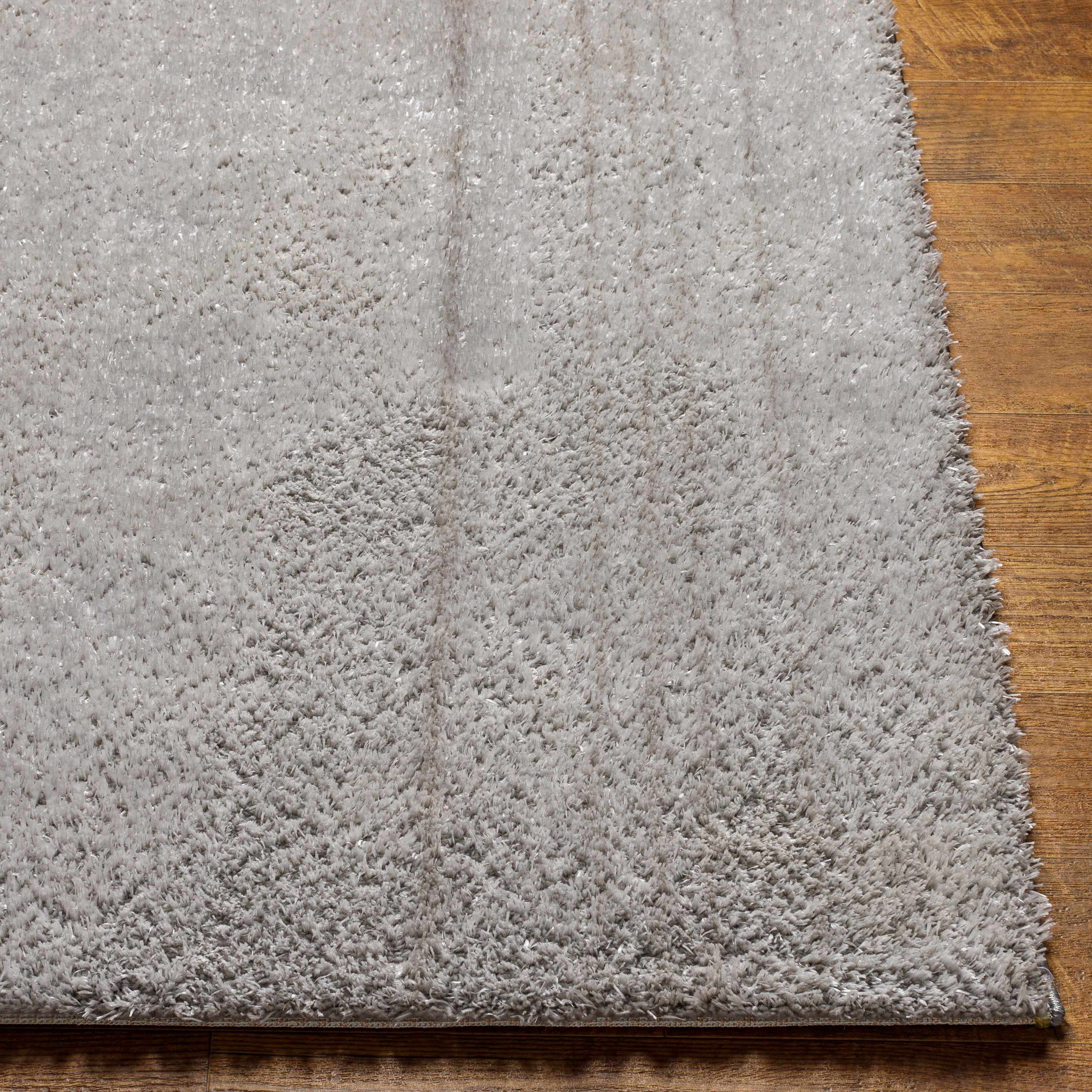 Heavenly Solid Light Gray Plush Rug - Decor Addict, LLC