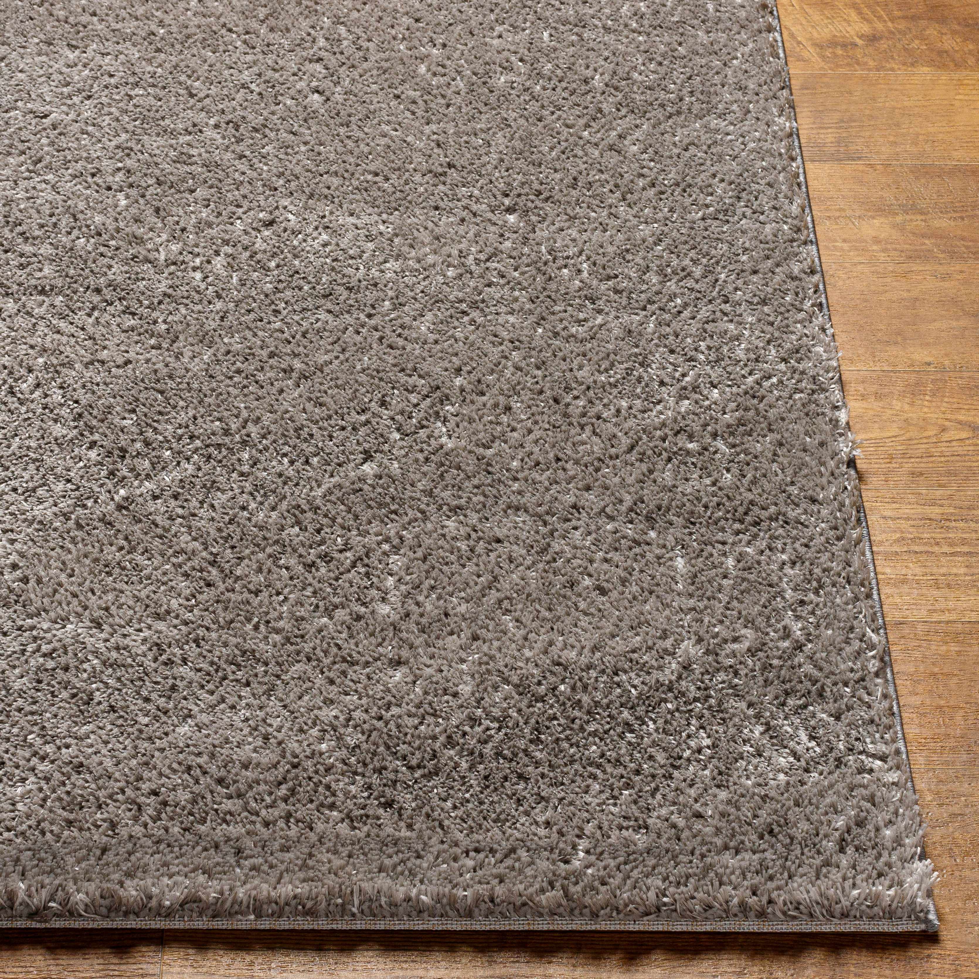 Heavenly Solid Gray Plush Rug - Decor Addict, LLC