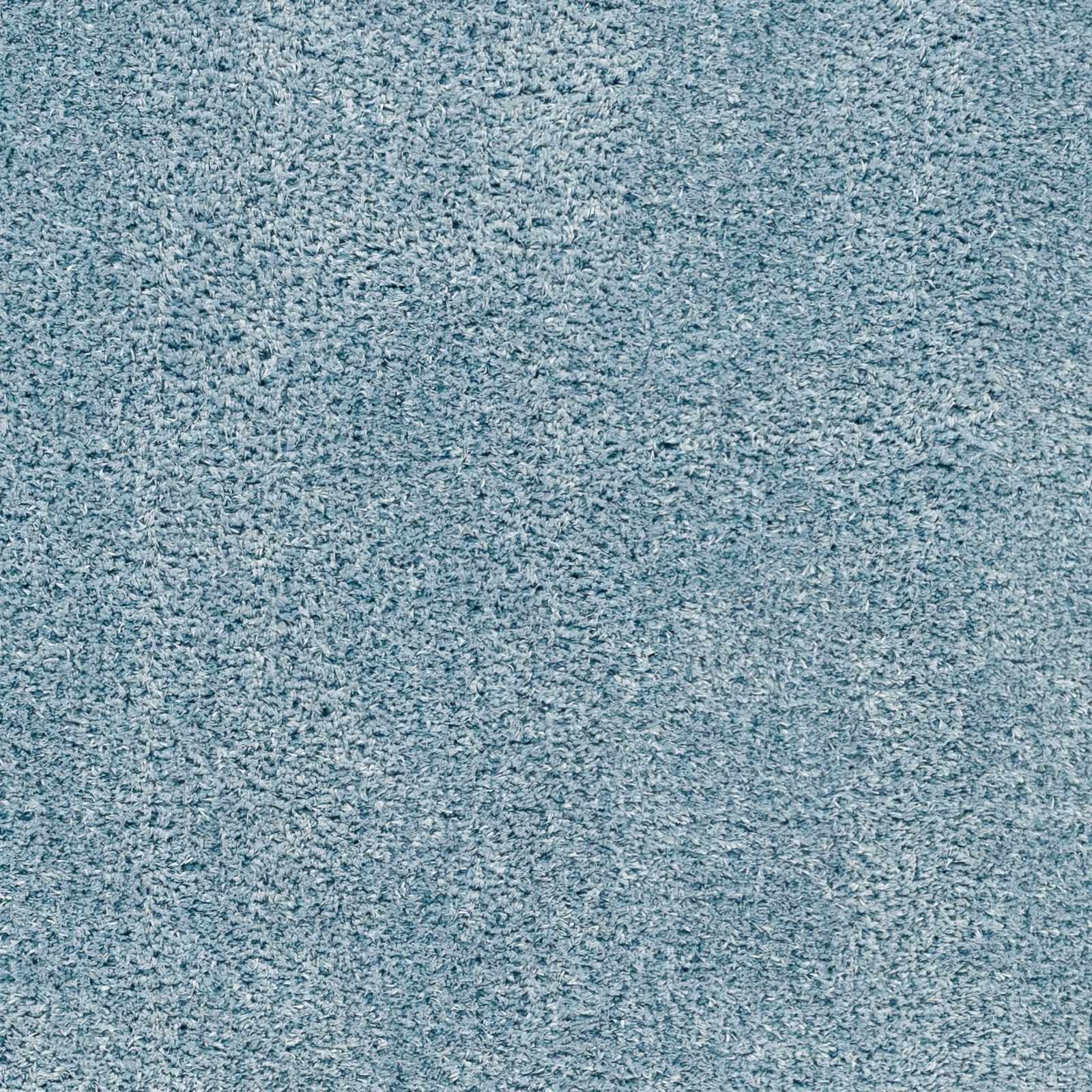 Heavenly Solid Blue Plush Rug - Decor Addict, LLC