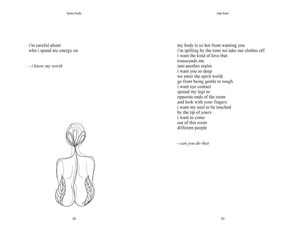 Home Body by Rupi Kaur: Hardcover; 208 pages / English - Decor Addict, LLC