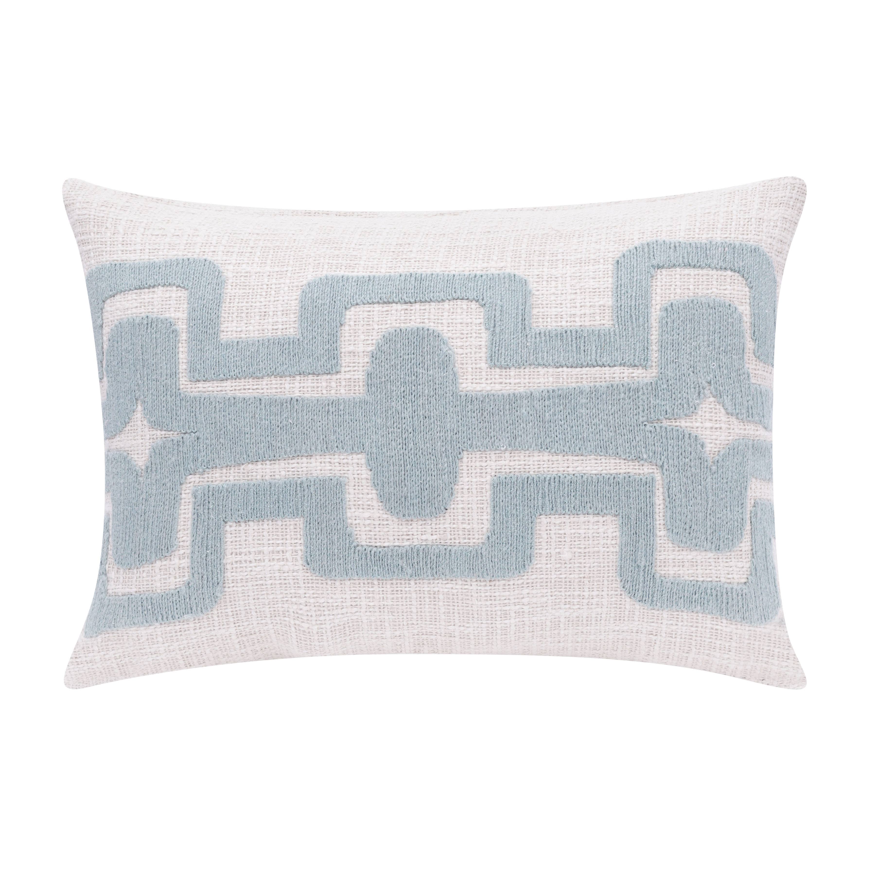 Seanna Geometric Handmade Decorative Throw Pillow: Onyx/ivory / 24" x 24" - Decor Addict, LLC