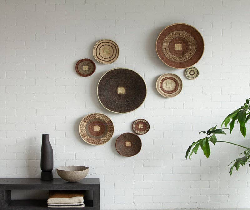 African Binga or Tonga Zimbabwe Basket 14" Basket # 1 - Decor Addict, LLC