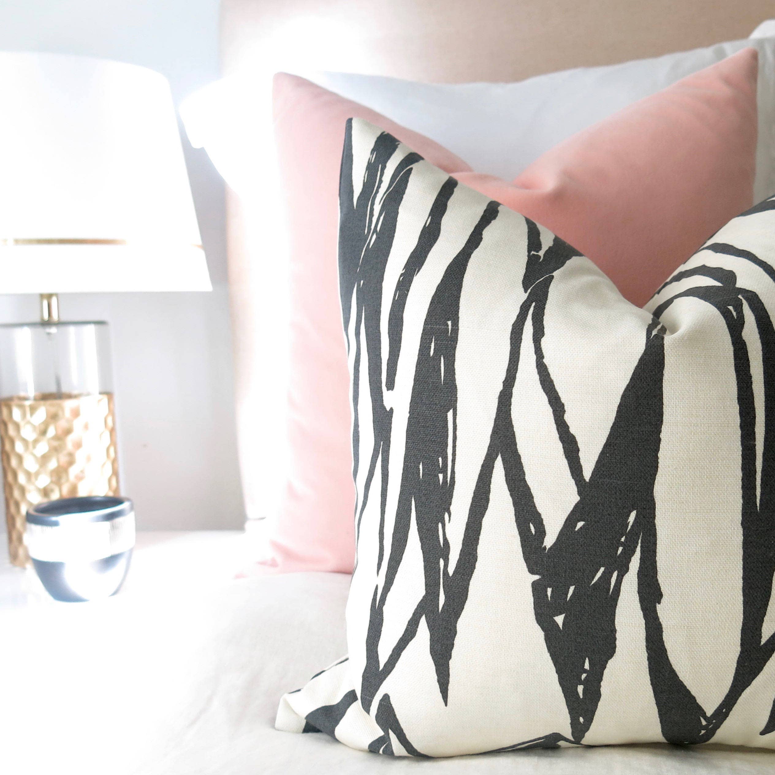 Plush Velvet Pillow Cover - Blush: 20x20 - Decor Addict, LLC