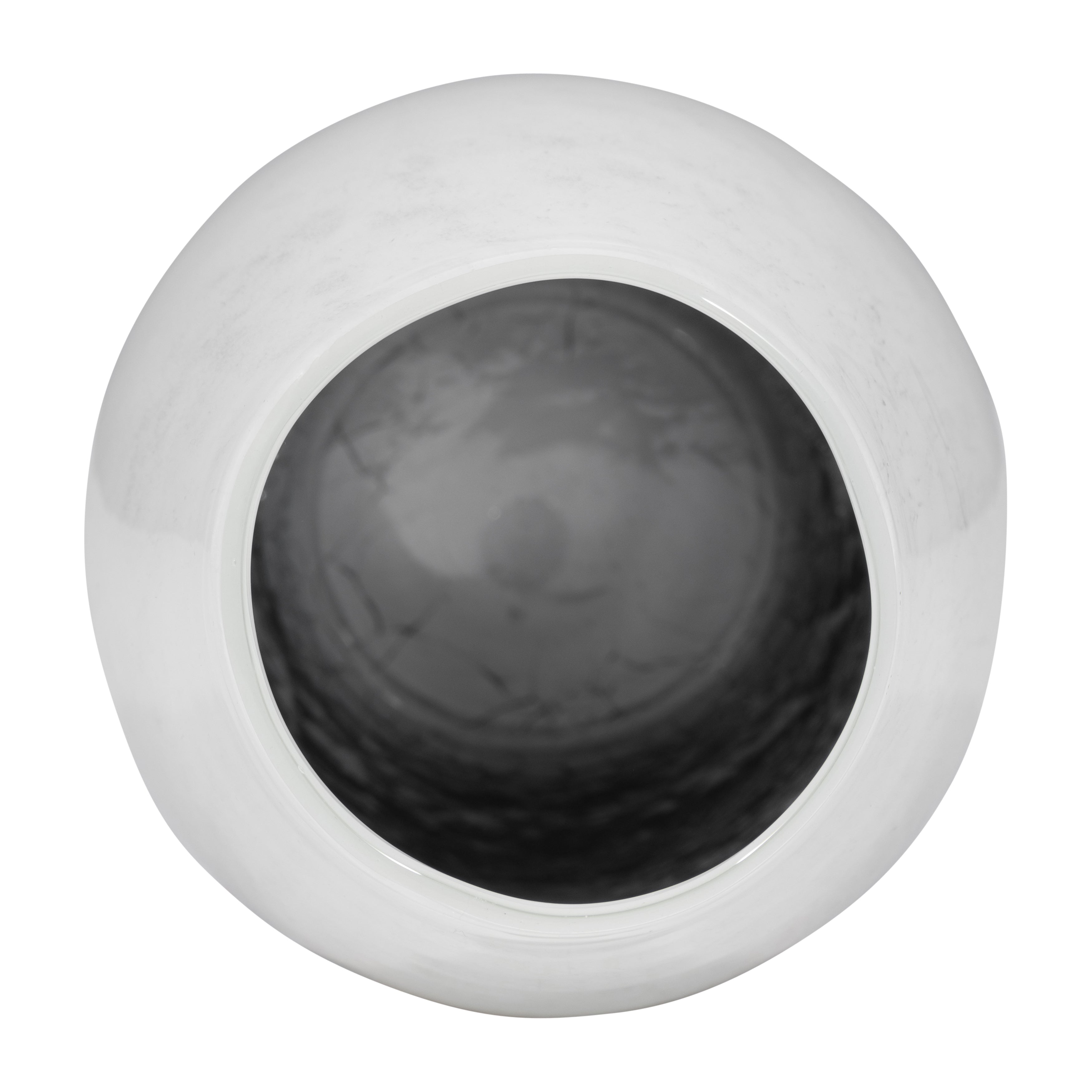 Glass, 11" Crackle Vase, Multi - Decor Addict, LLC