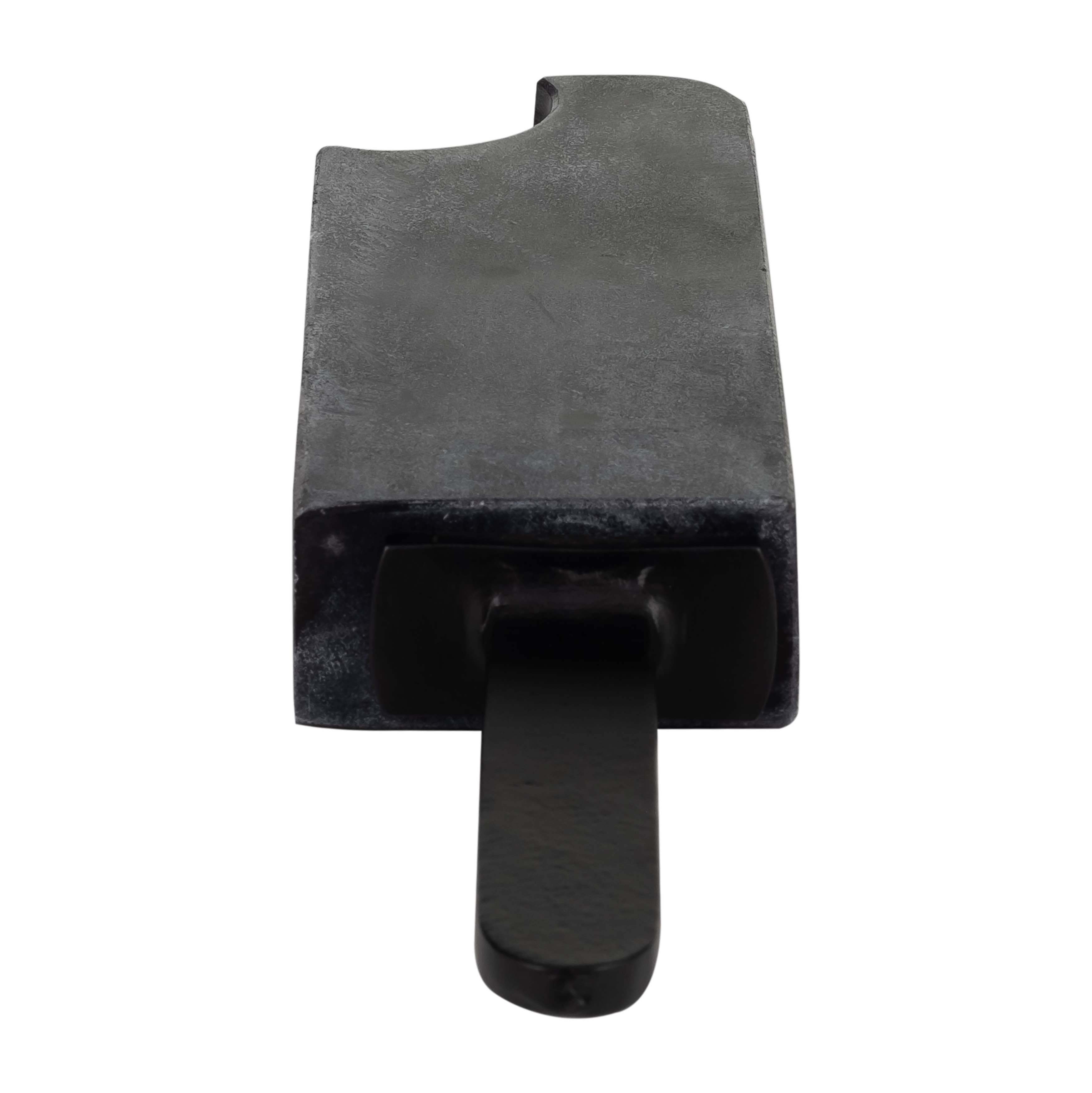 Black 13 in. Aluminum and Marble Bitten Popsicle Figurine - Decor Addict, LLC