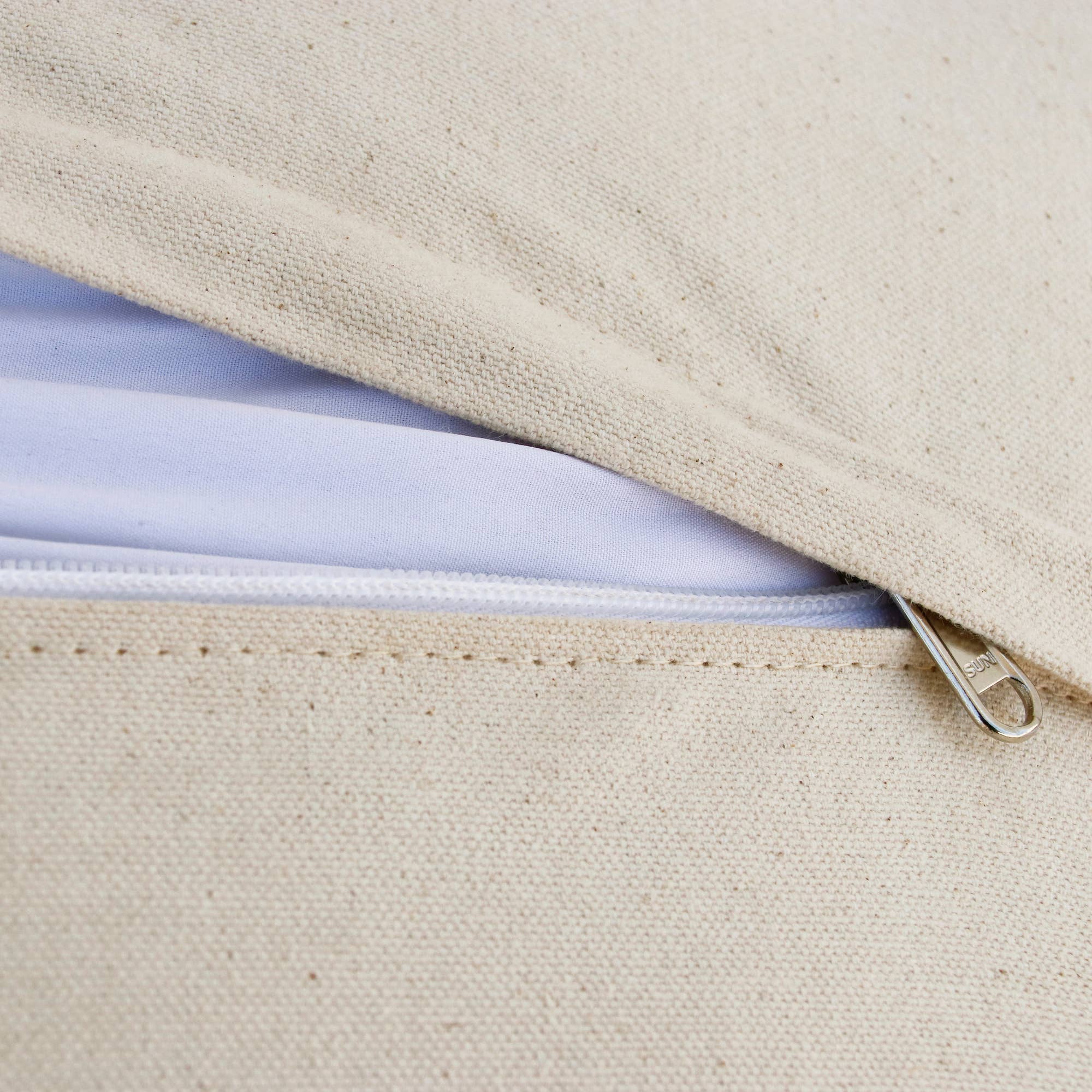 Textured Faux Leather Natural Throw Pillow - Decor Addict, LLC